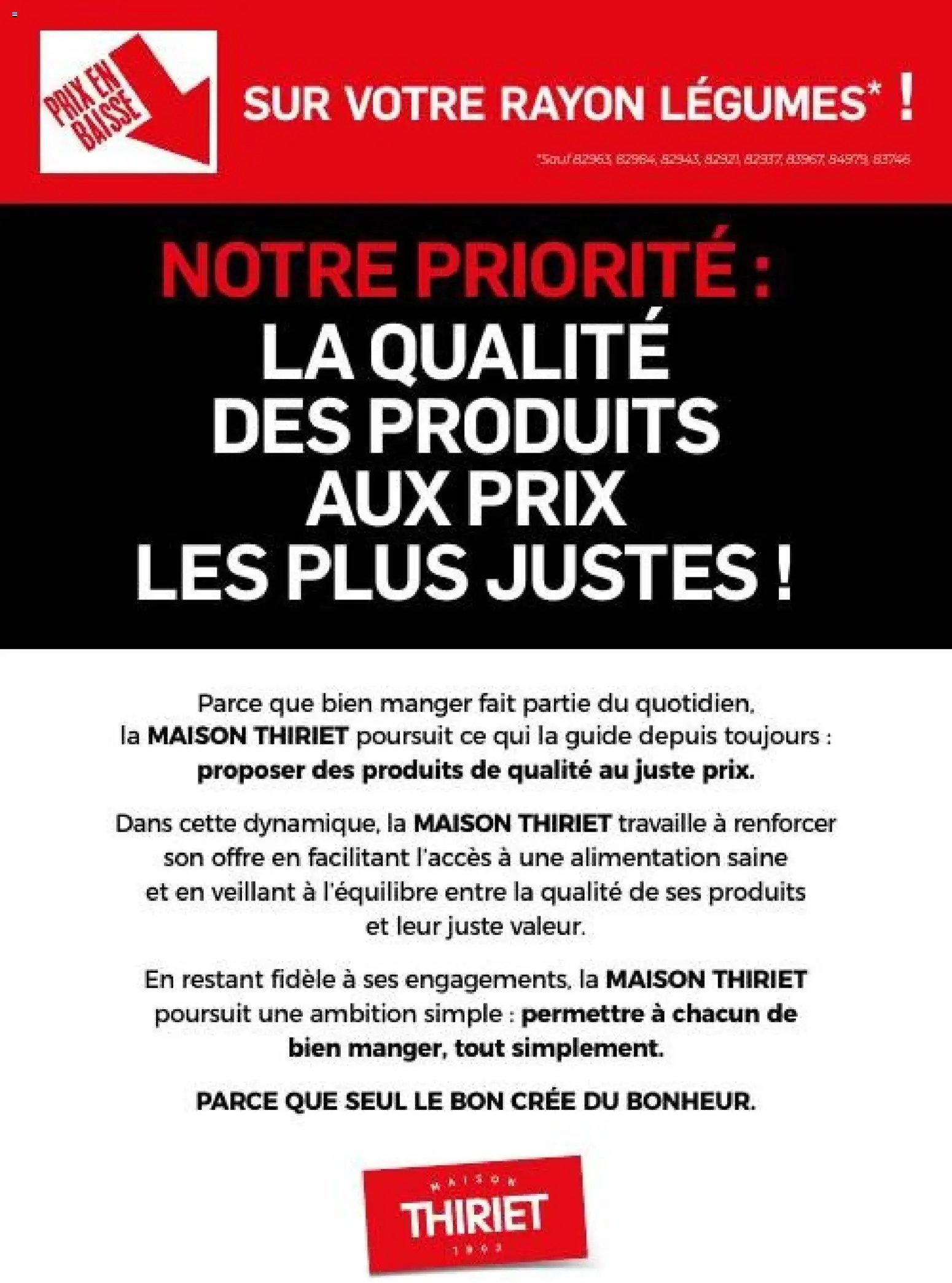 Thiriet -  Livraison à domicile (2026-03-01 - 2026-06-23)