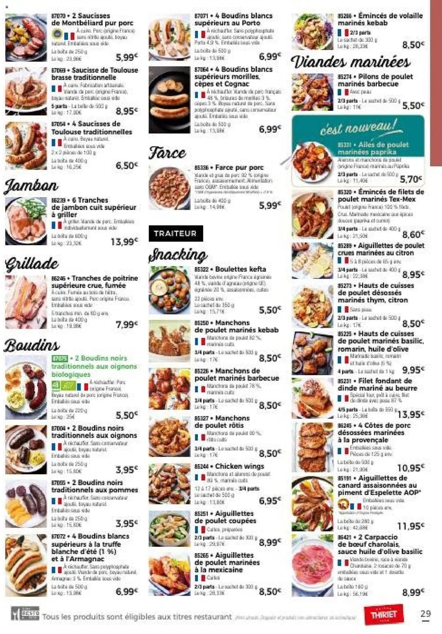 Thiriet -  Livraison à domicile (2026-03-01 - 2026-06-23)