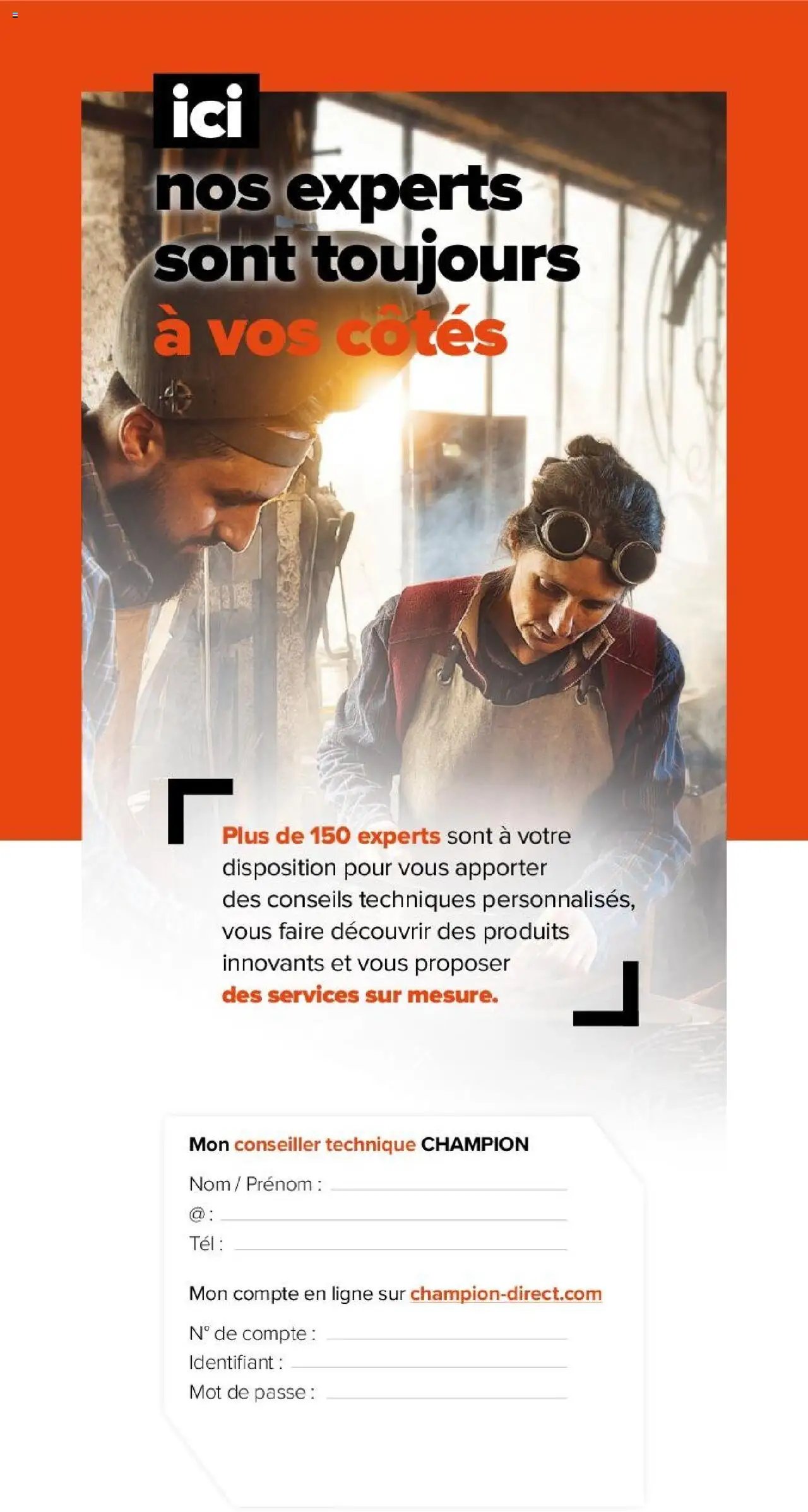Champion Direct catalogue Selection Metal (2025-01-10 - 2025-12-31)