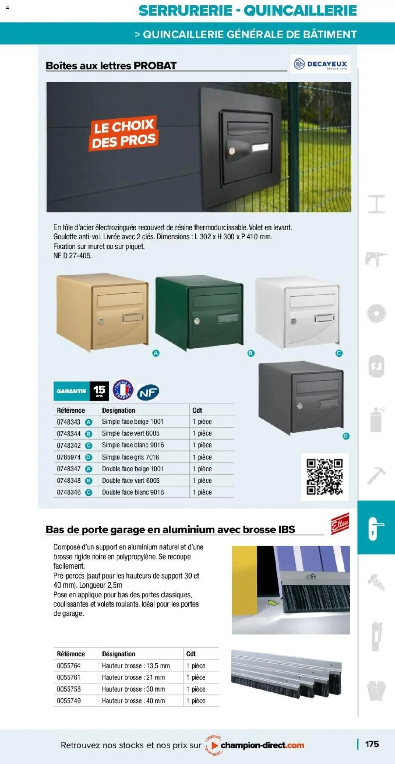 Champion Direct catalogue Selection Metal (2025-01-10 - 2025-12-31)
