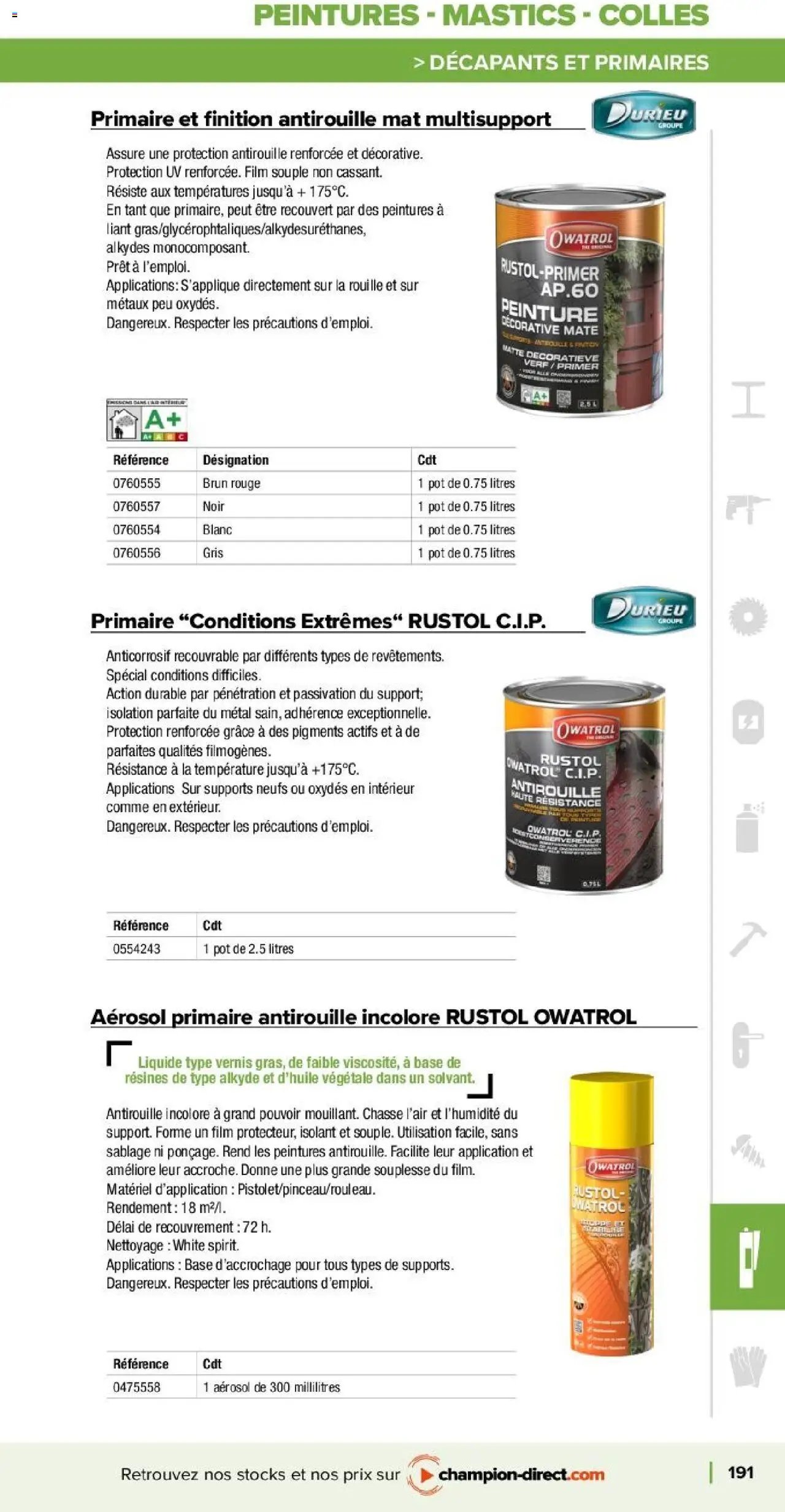 Champion Direct catalogue Selection Metal (2025-01-10 - 2025-12-31)