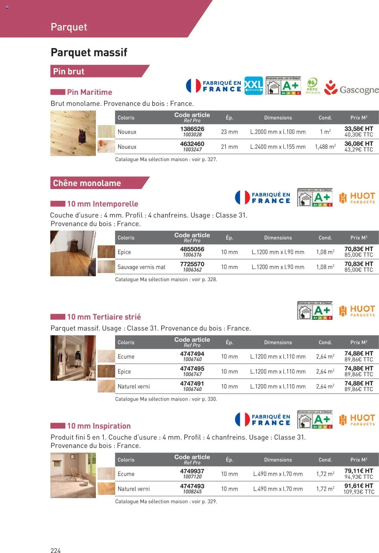 Point.P catalogue Revêtements Habitat et tertiaire 2025 (2025-07-11 - 2025-12-31)