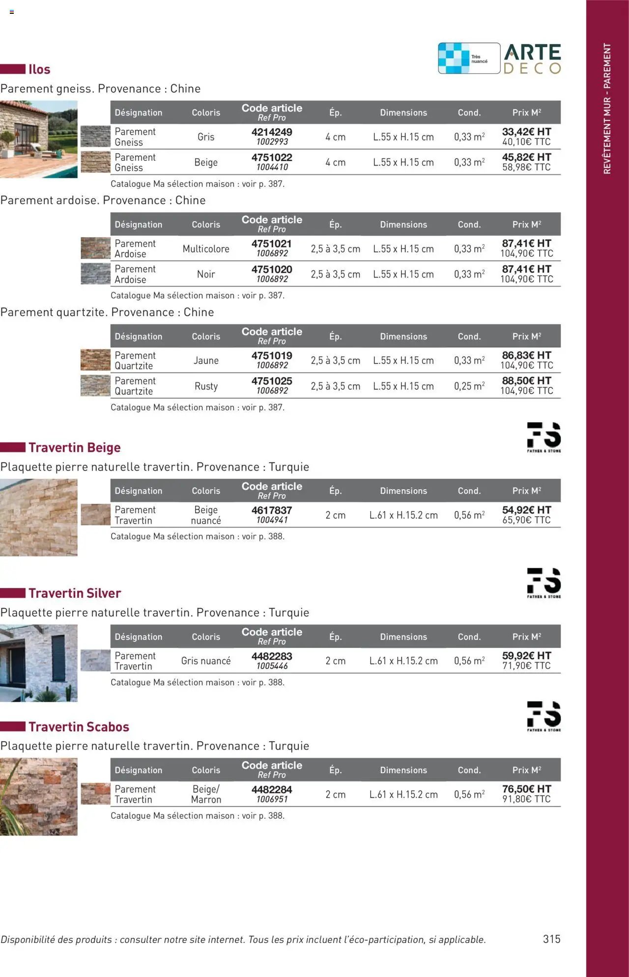 Point.P catalogue Revêtements Habitat et tertiaire 2025 (2025-07-11 - 2025-12-31)
