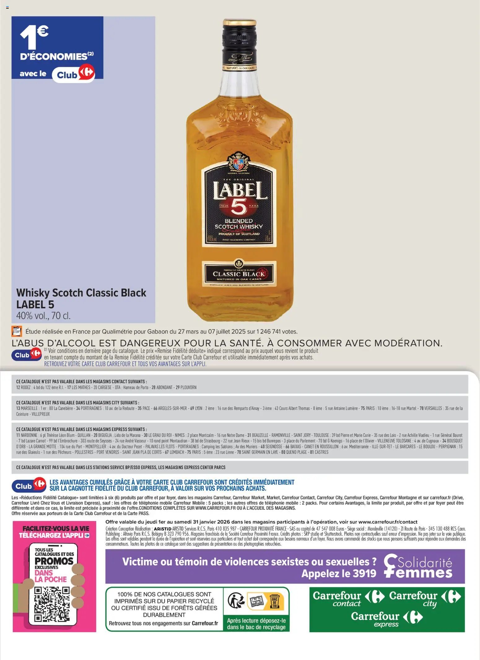 Carrefour contact catalogue