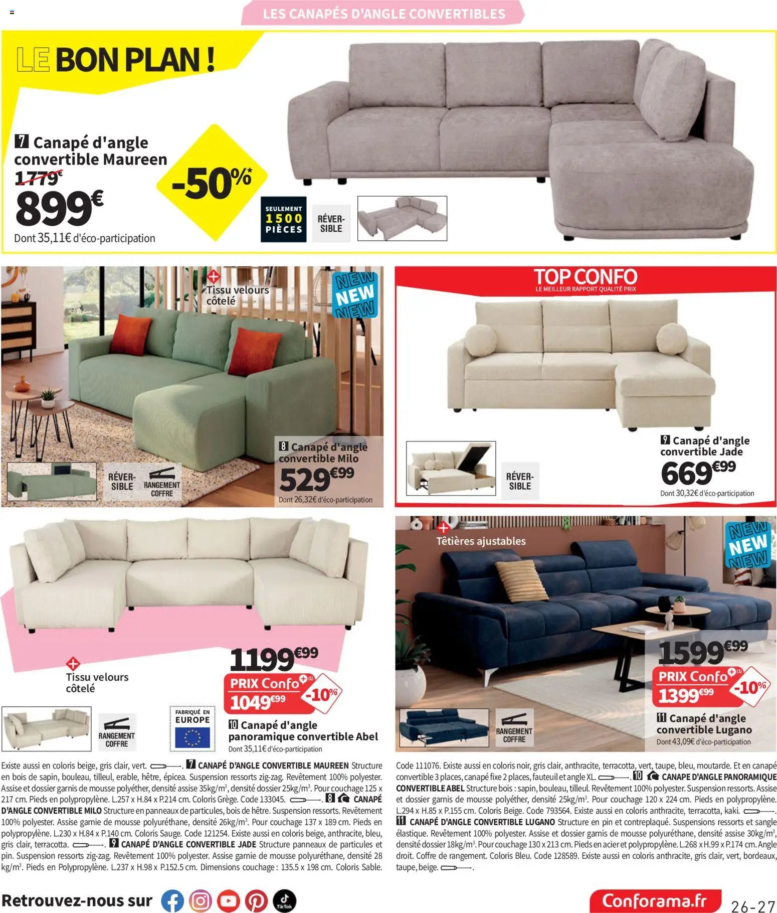 Conforama catalogue
