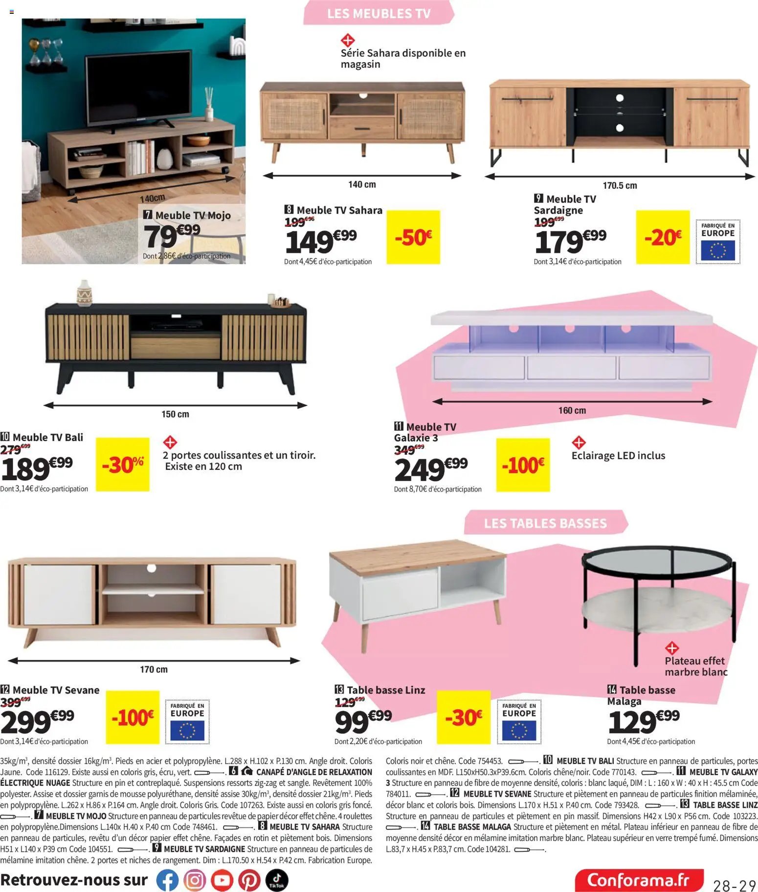 Conforama catalogue