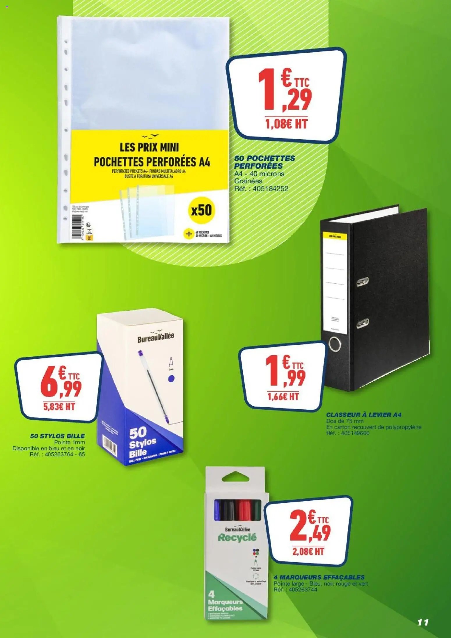 Bureau Vallée catalogue