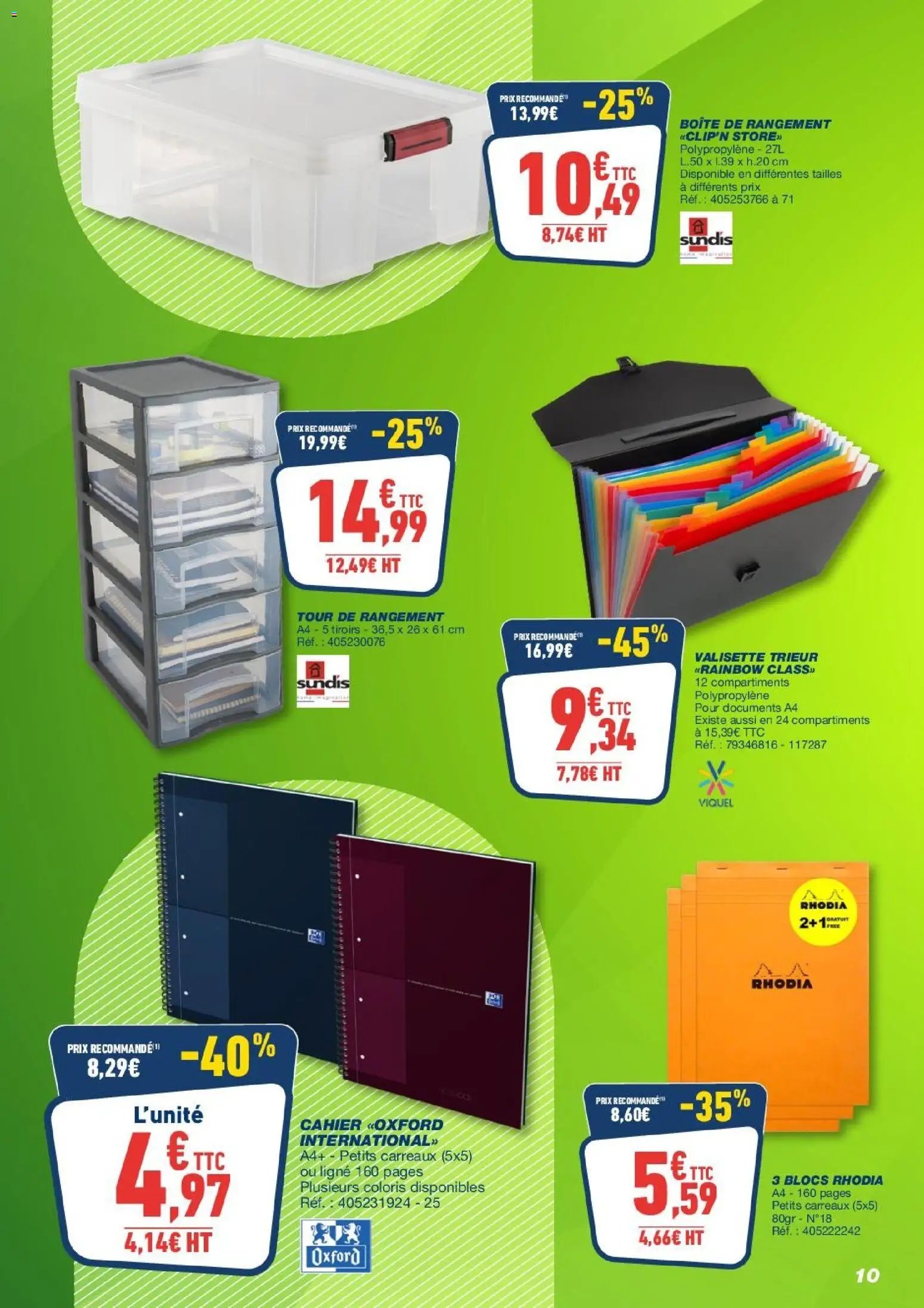 Bureau Vallée catalogue