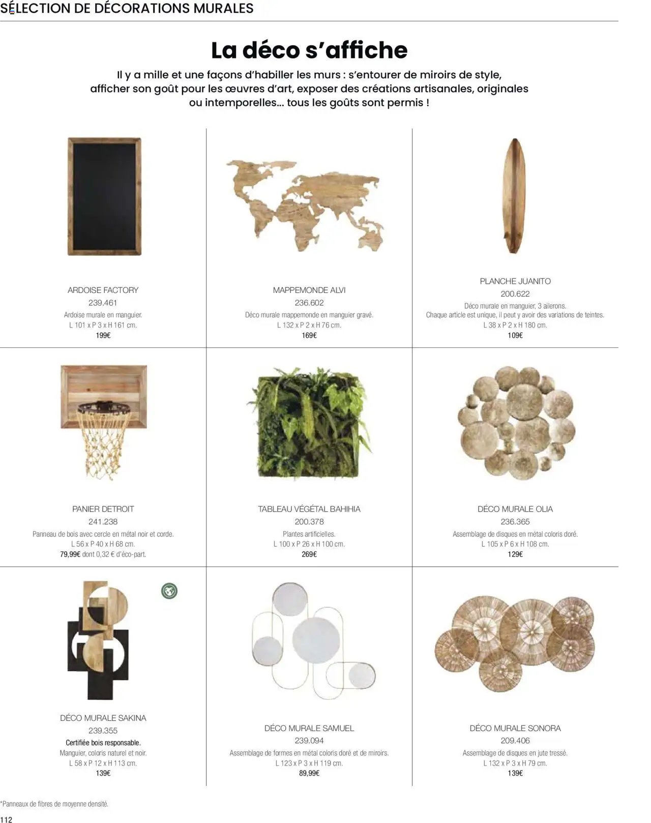 Maisons du Monde catalogue