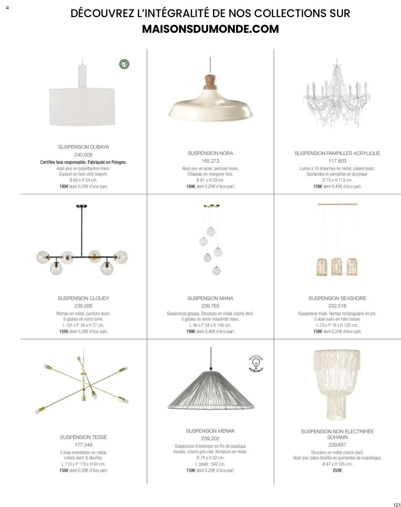 Maisons du Monde catalogue