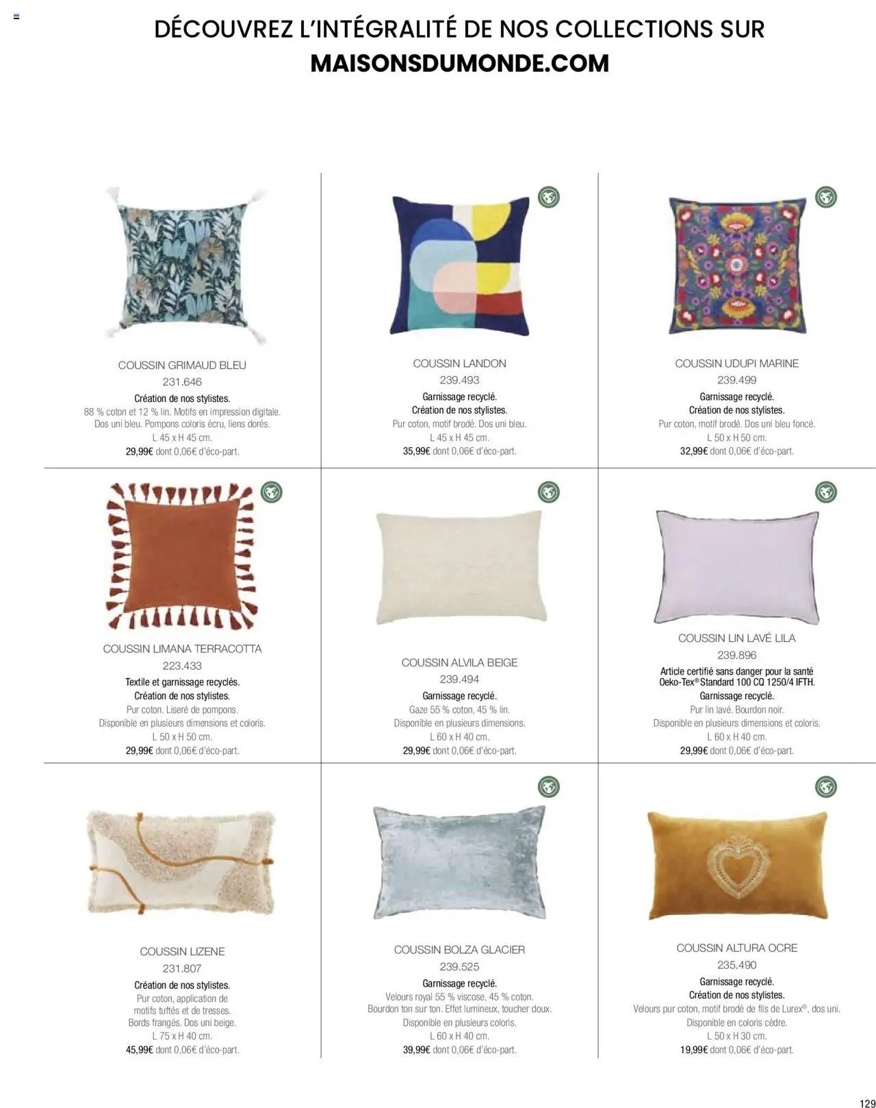 Maisons du Monde catalogue