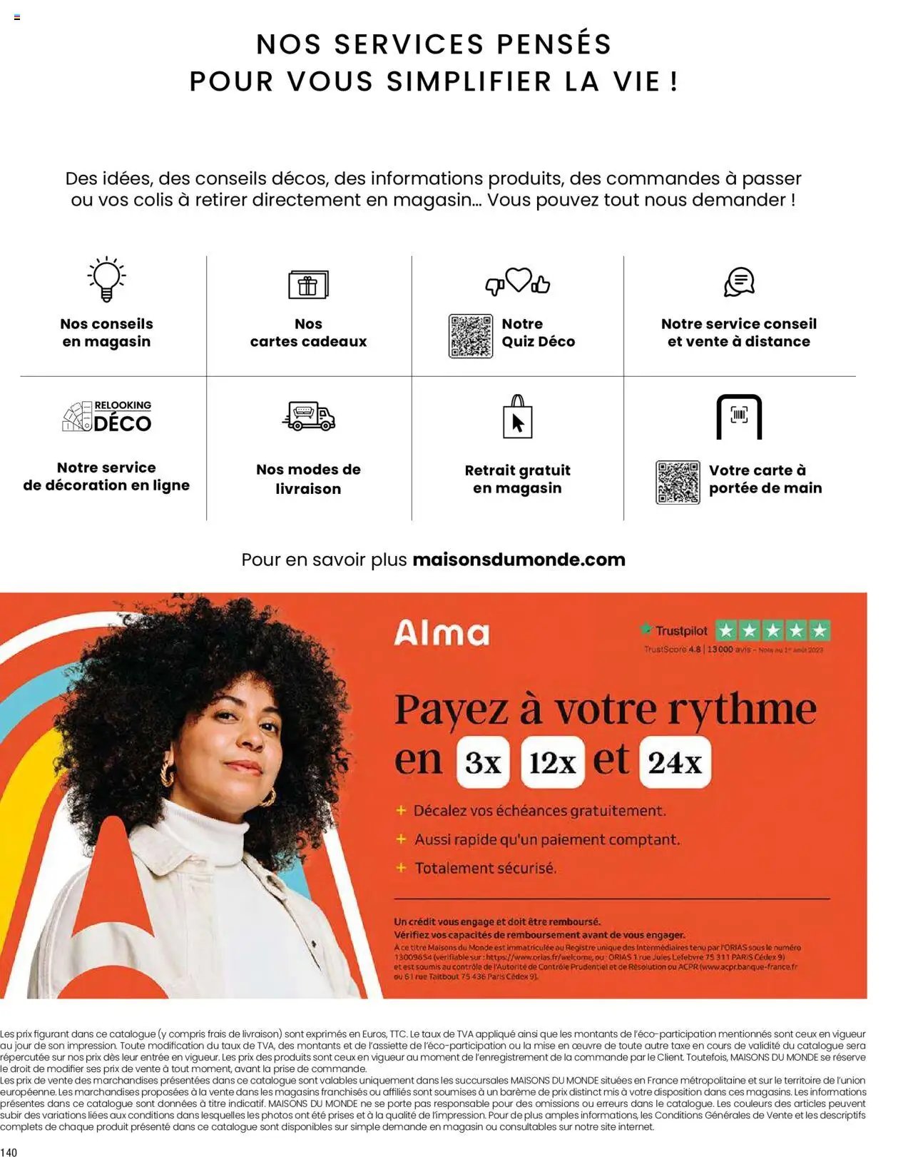 Maisons du Monde catalogue