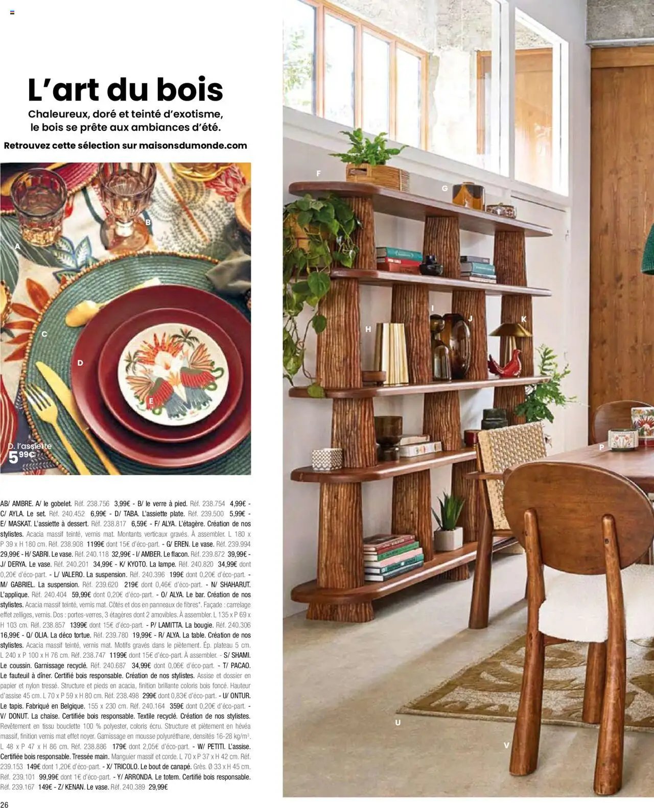 Maisons du Monde catalogue