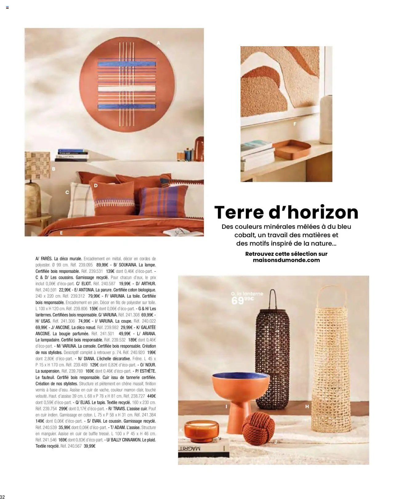 Maisons du Monde catalogue