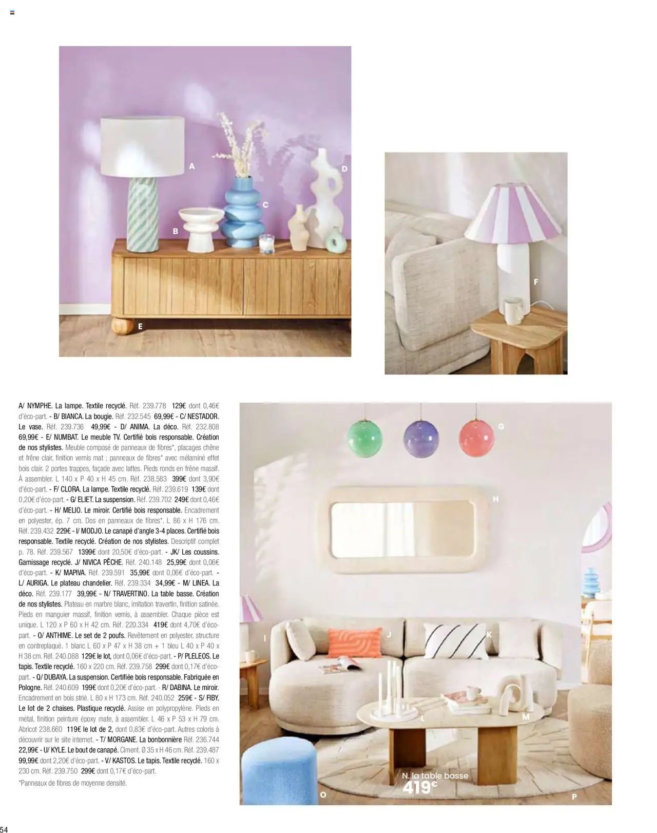 Maisons du Monde catalogue