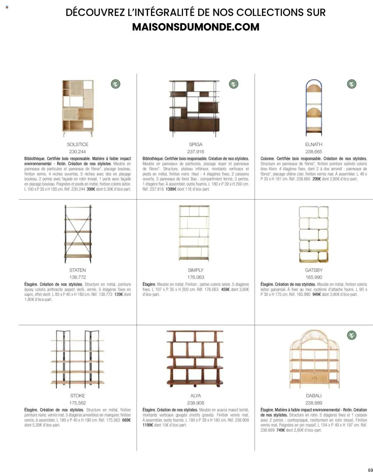 Maisons du Monde catalogue