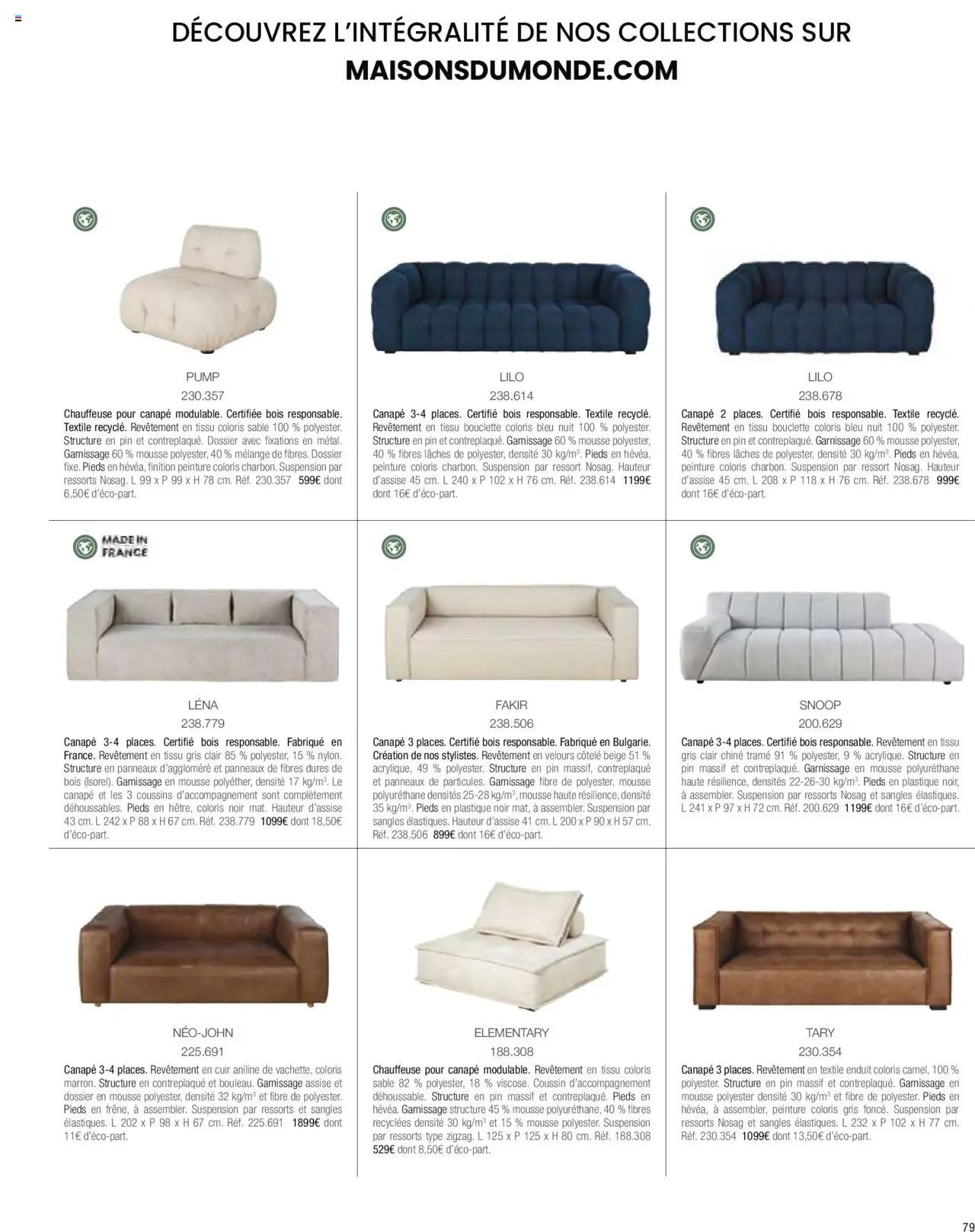 Maisons du Monde catalogue