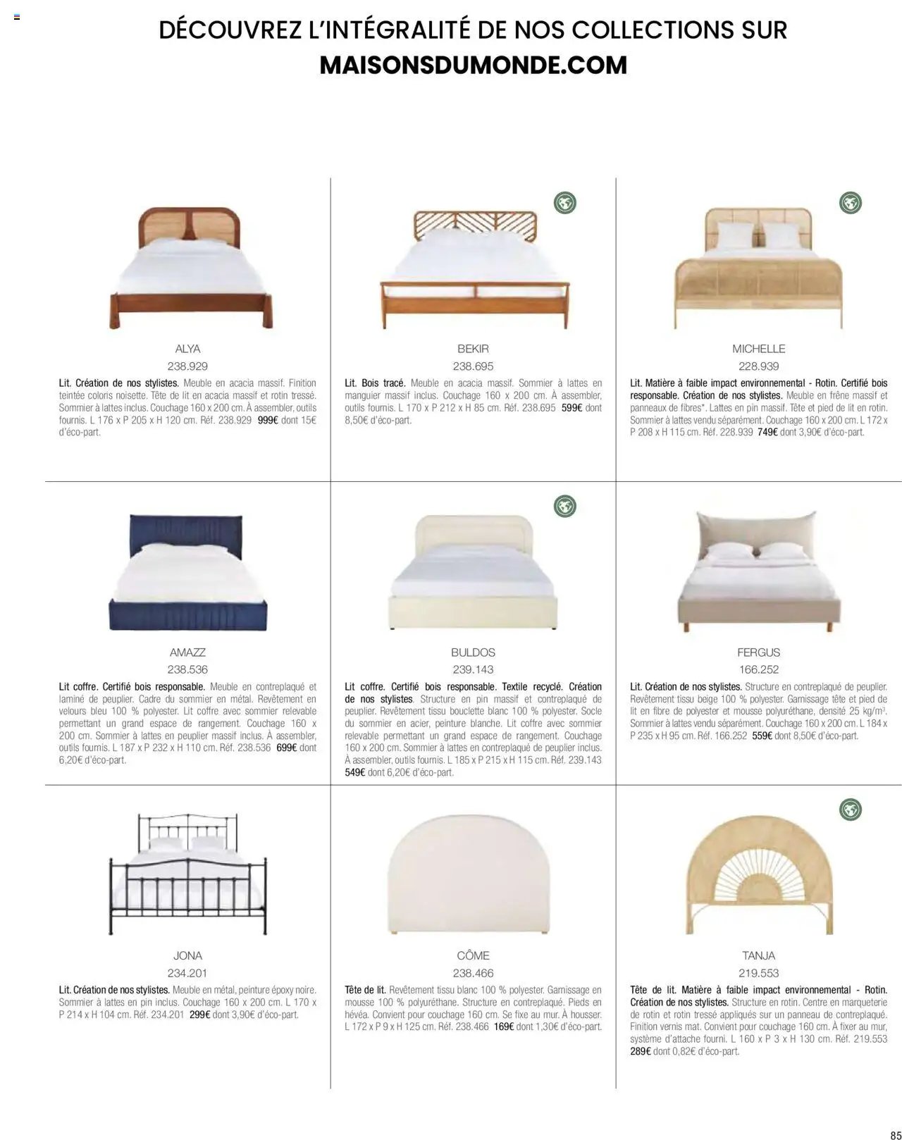 Maisons du Monde catalogue