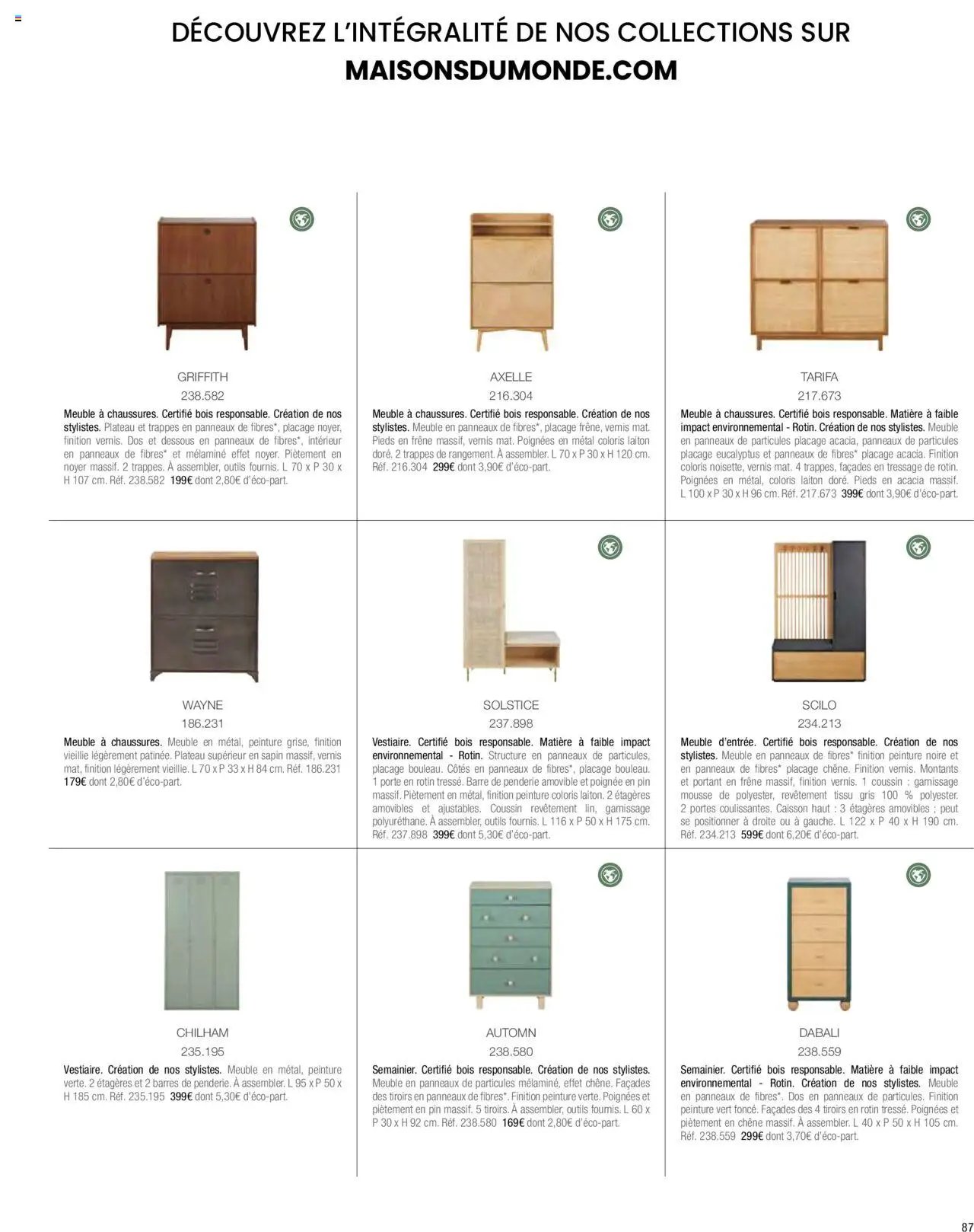 Maisons du Monde catalogue