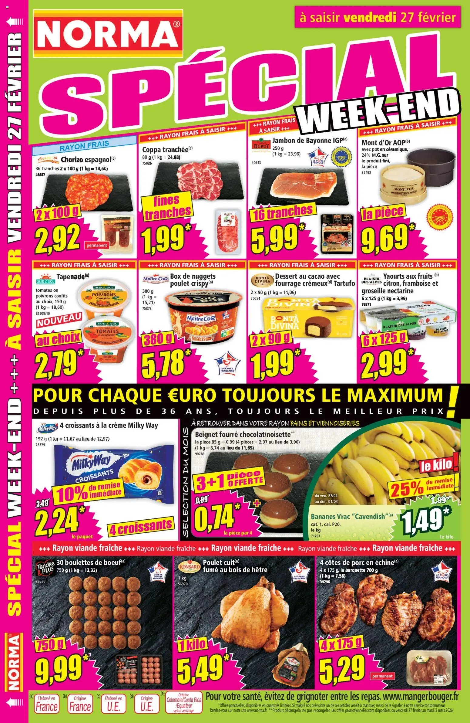 Norma catalogue (2026-02-25 - 2026-03-03)