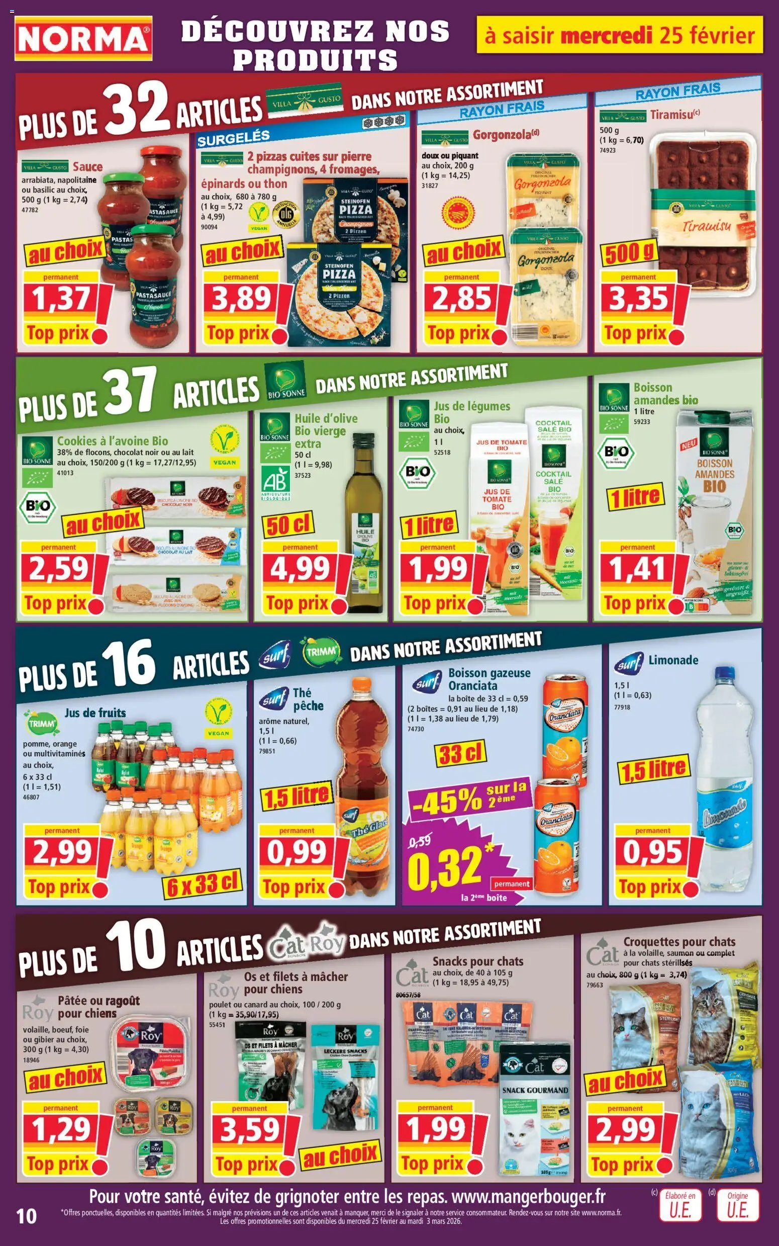 Norma catalogue (2026-02-25 - 2026-03-03)