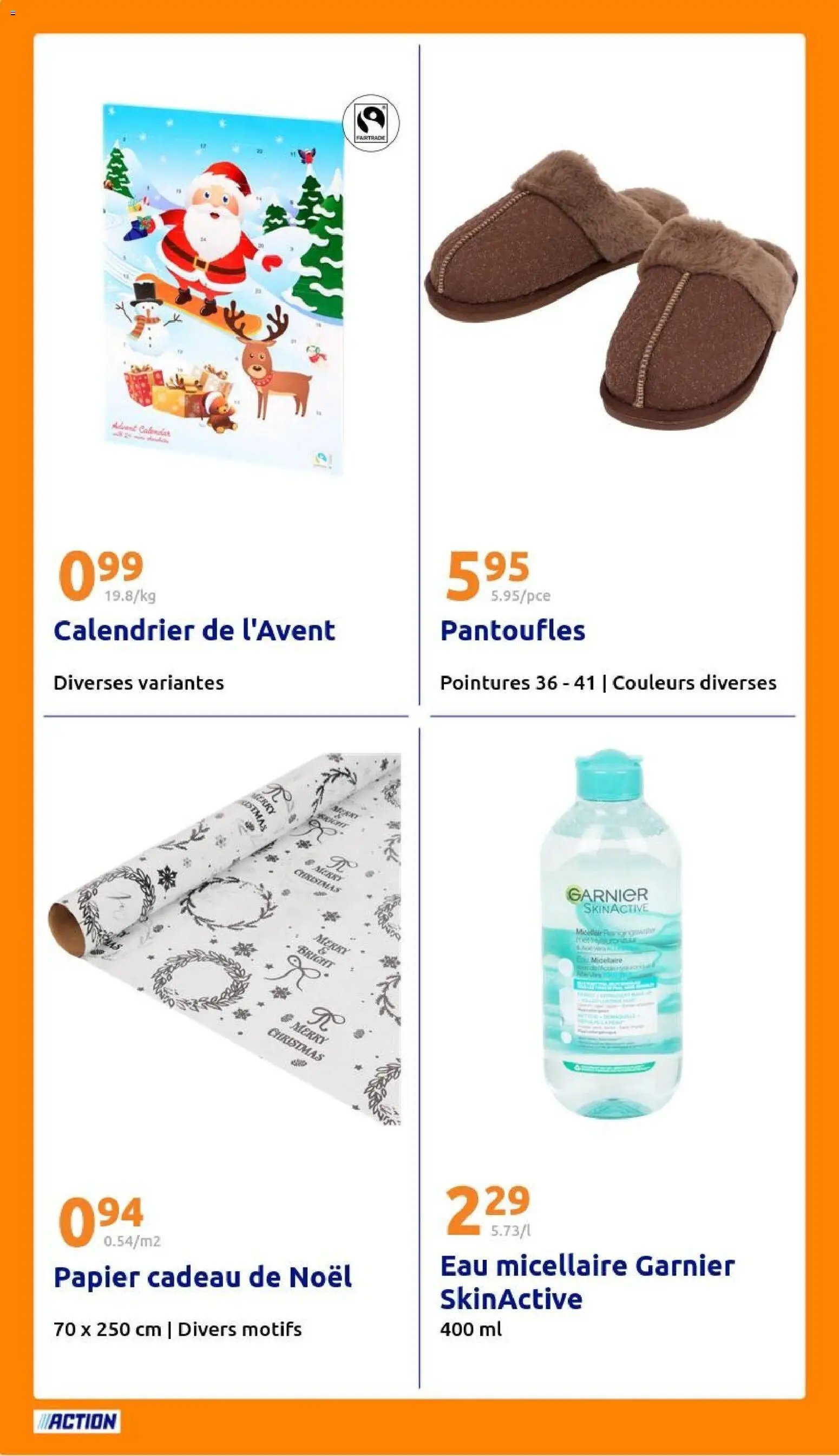 Action catalogue de la semaine 46