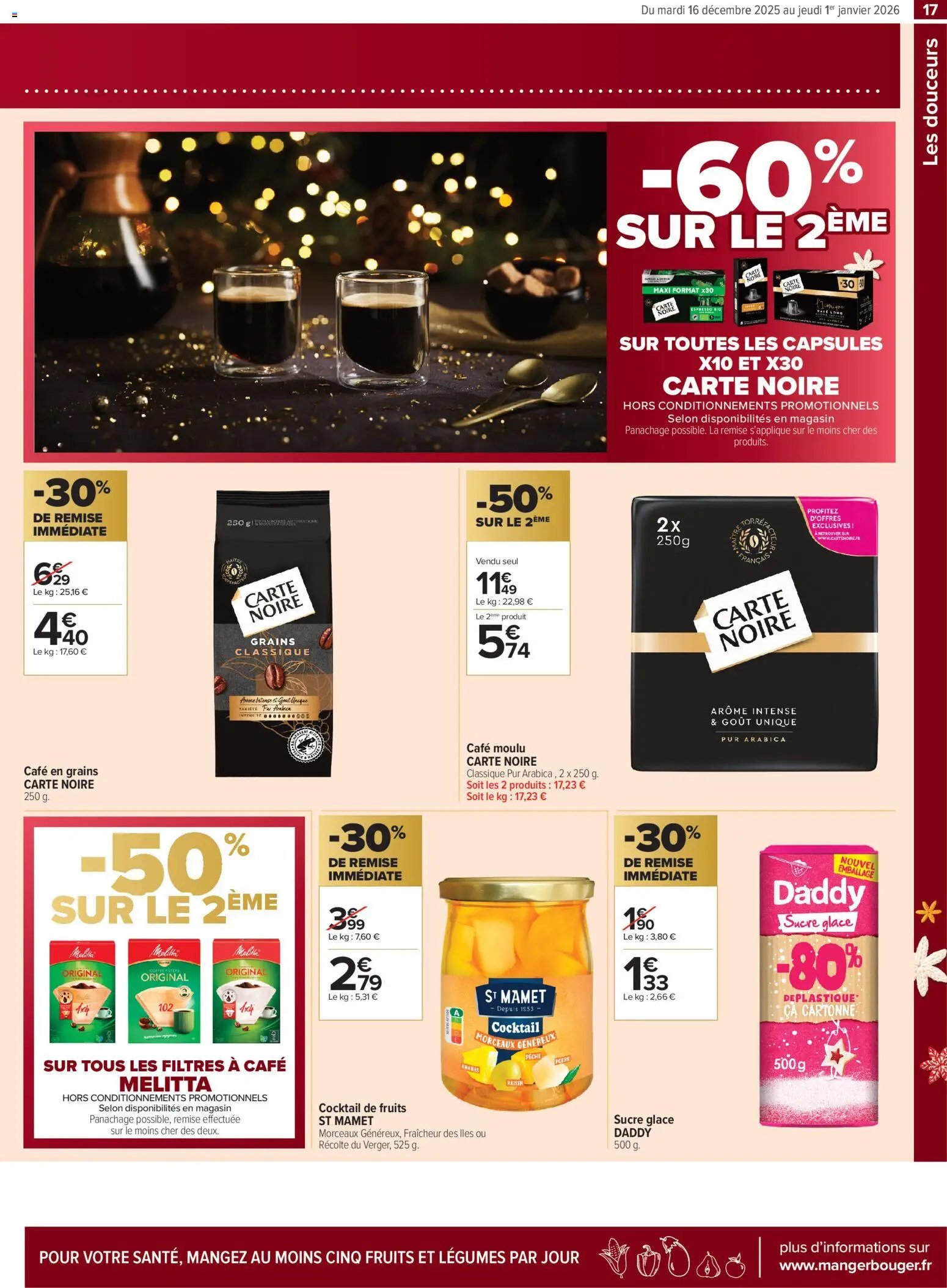 Carrefour contact Un noël pour tous les goûts