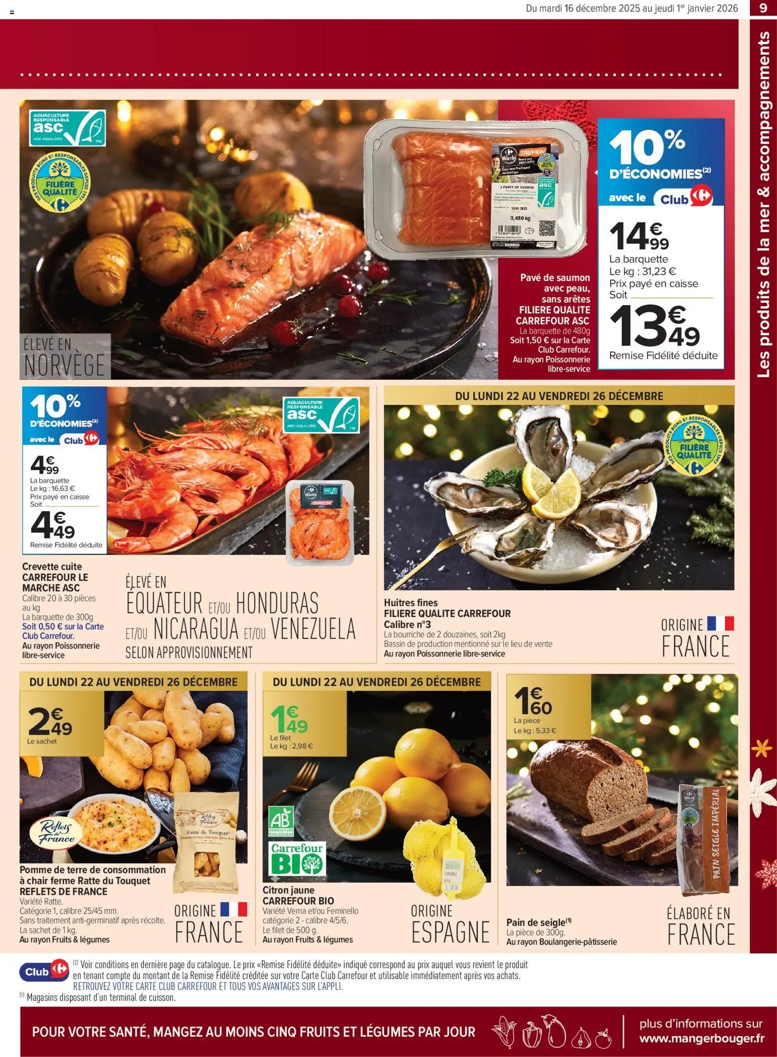 Carrefour contact Un noël pour tous les goûts