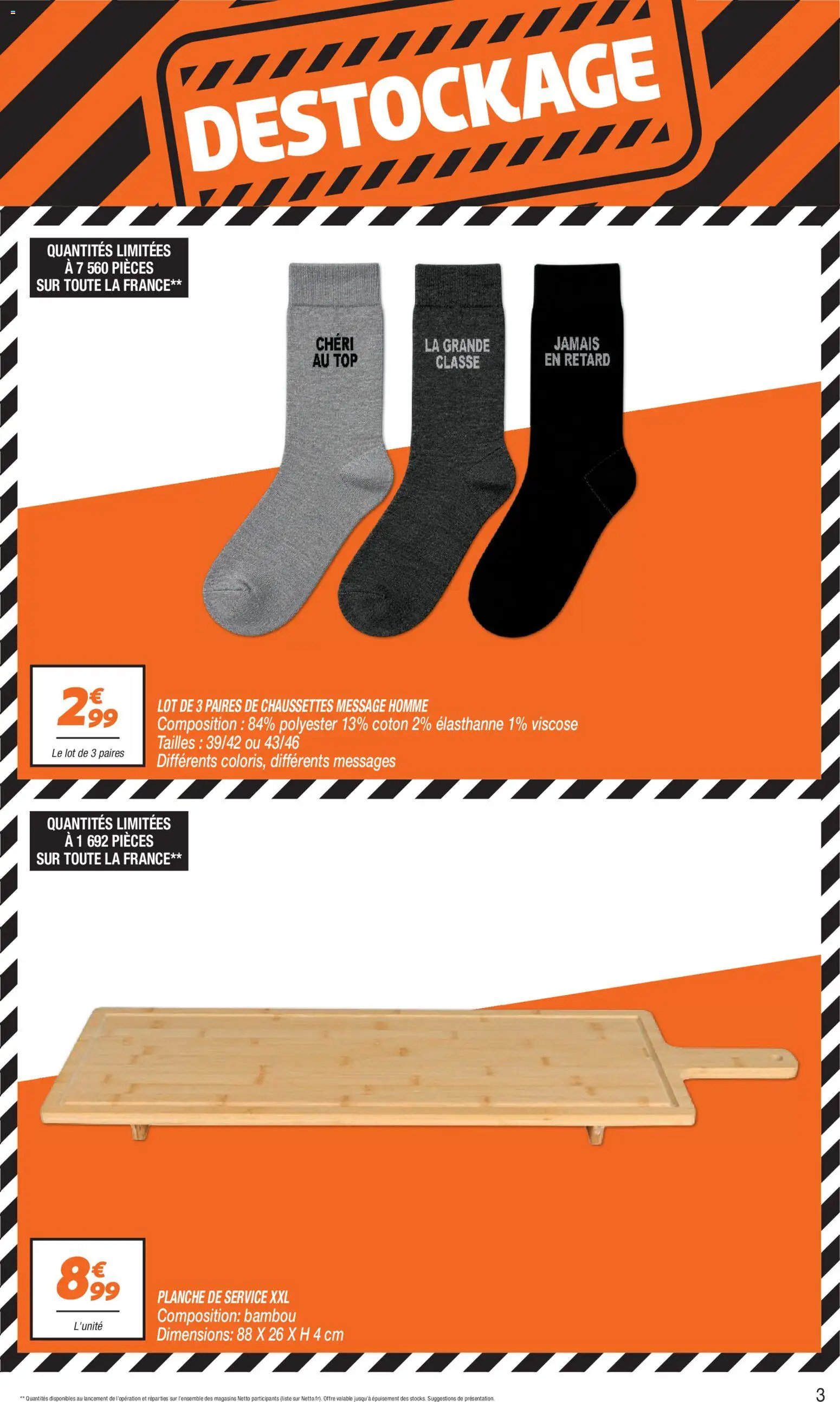 Netto - destockage octobre