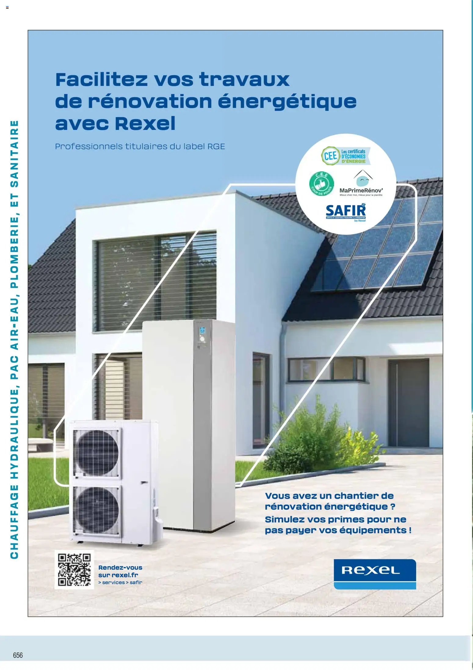 Rexel  Chauffage Hydraulique, PAC Air-Eau, Plomberie et Sanitaire