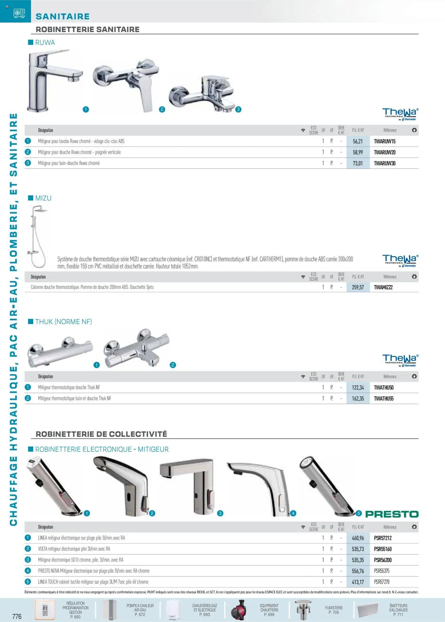 Rexel  Chauffage Hydraulique, PAC Air-Eau, Plomberie et Sanitaire (2025-12-01 - 2026-12-31)