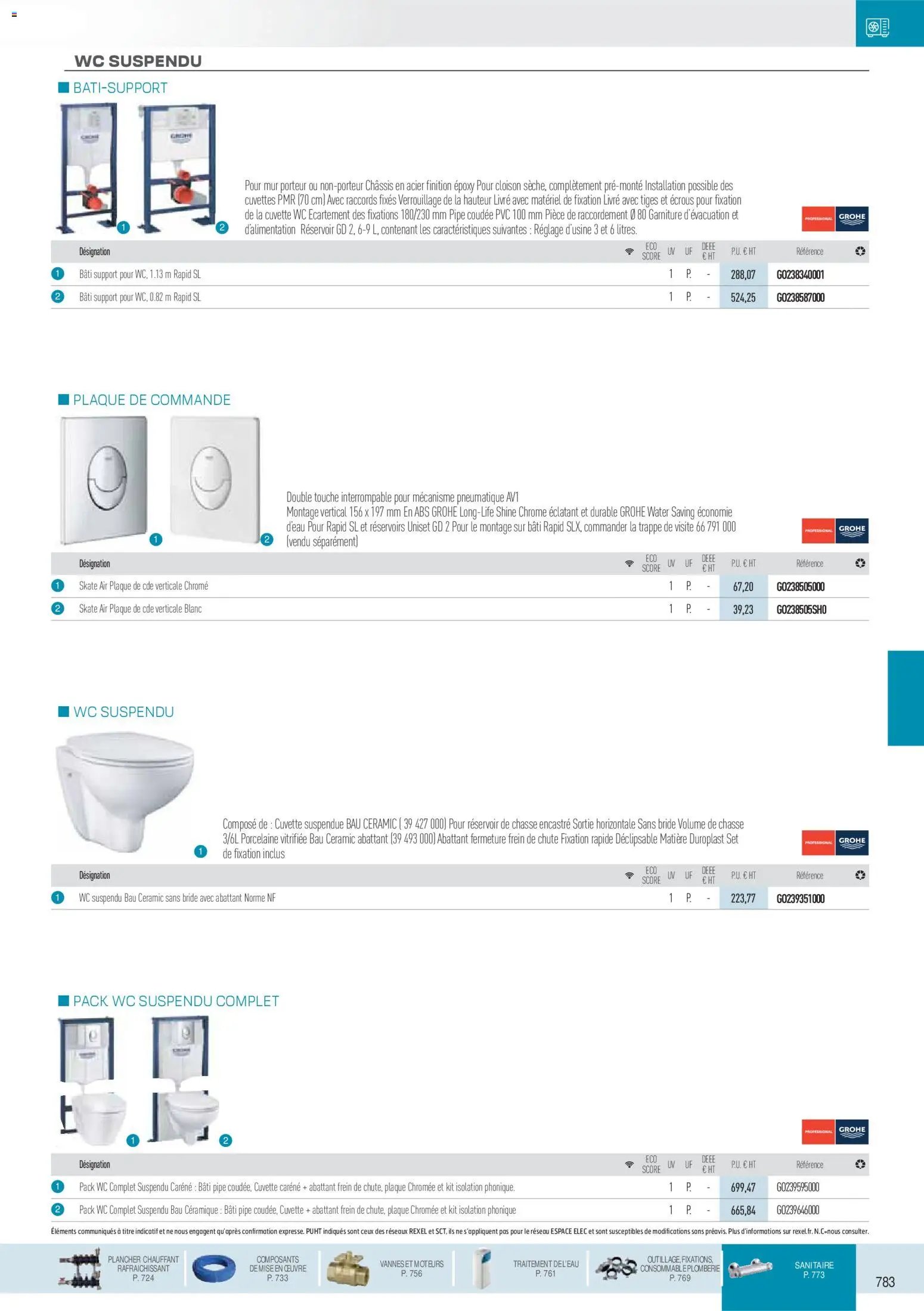 Rexel  Chauffage Hydraulique, PAC Air-Eau, Plomberie et Sanitaire