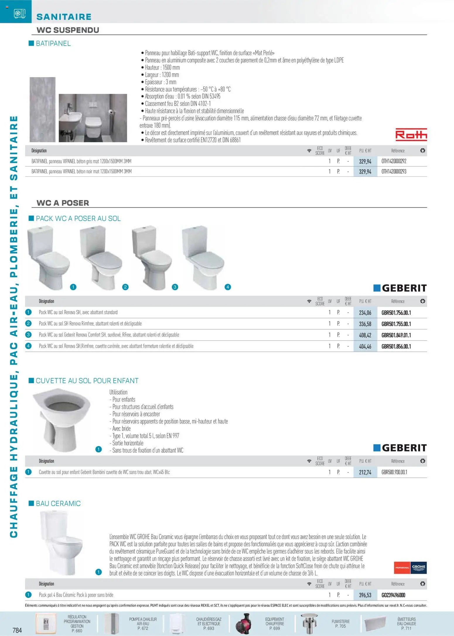 Rexel  Chauffage Hydraulique, PAC Air-Eau, Plomberie et Sanitaire