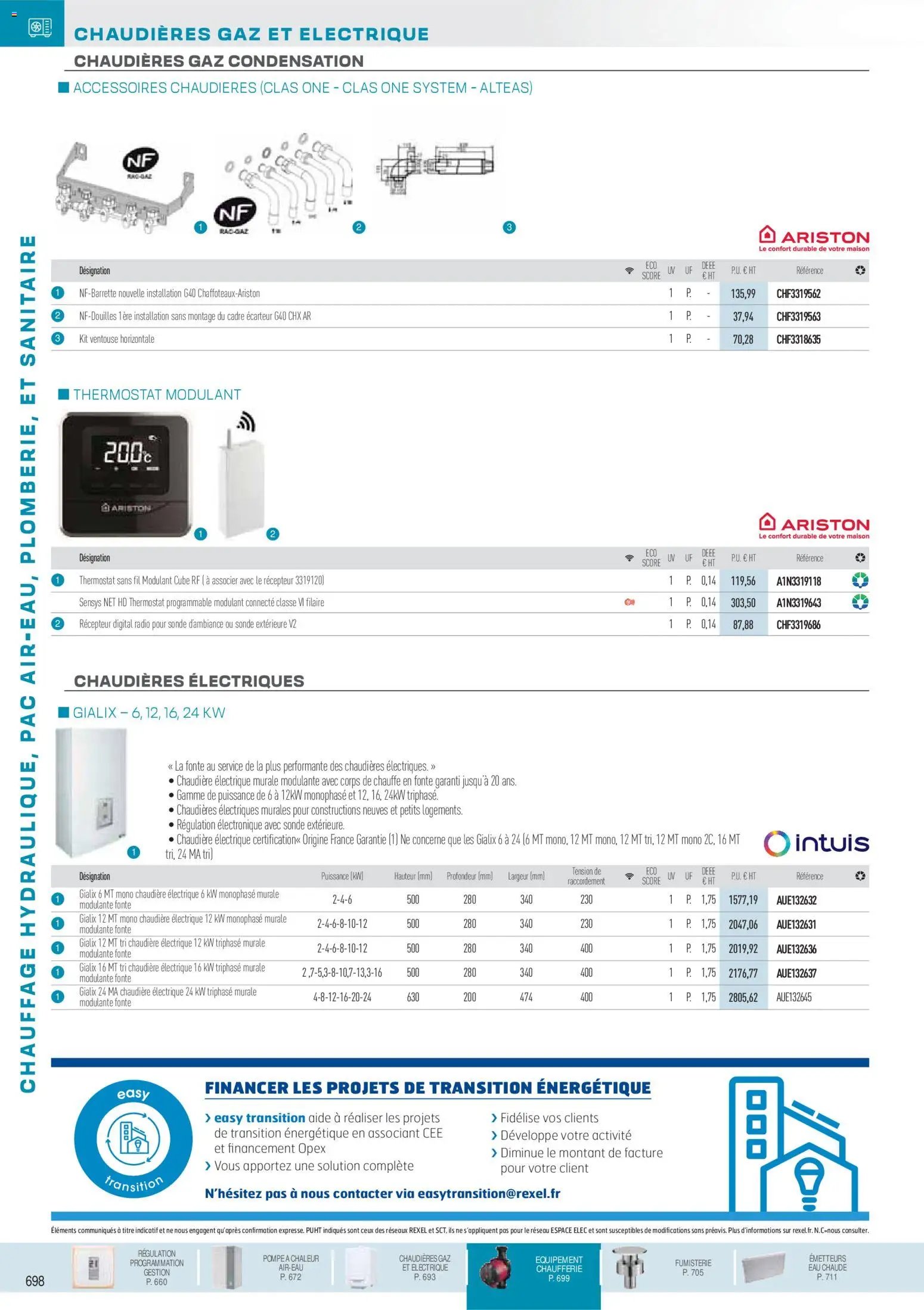 Rexel  Chauffage Hydraulique, PAC Air-Eau, Plomberie et Sanitaire (2025-12-01 - 2026-12-31)