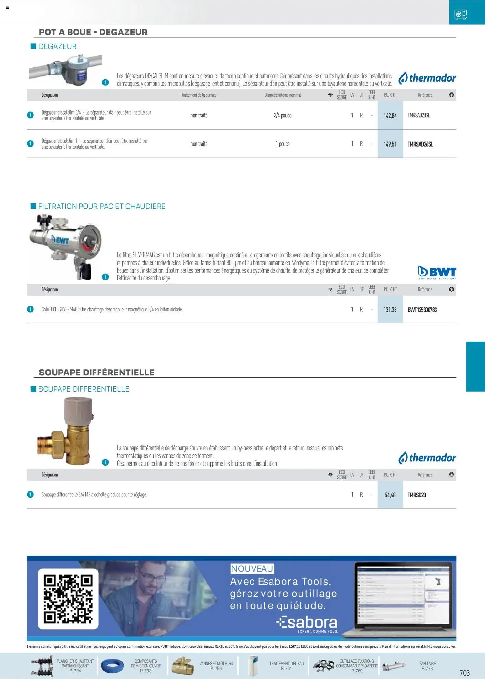 Rexel  Chauffage Hydraulique, PAC Air-Eau, Plomberie et Sanitaire (2025-12-01 - 2026-12-31)