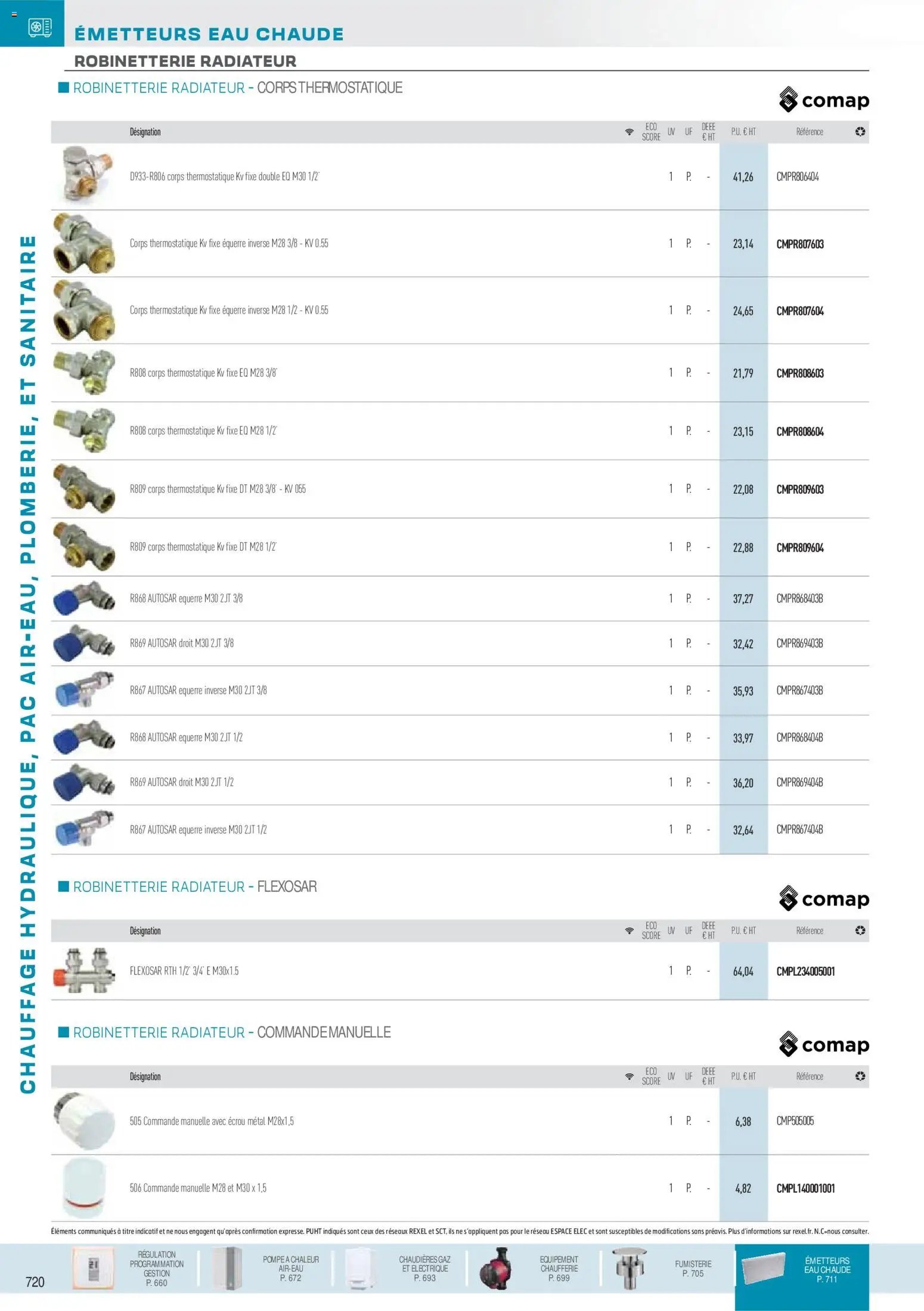 Rexel  Chauffage Hydraulique, PAC Air-Eau, Plomberie et Sanitaire (2025-12-01 - 2026-12-31)
