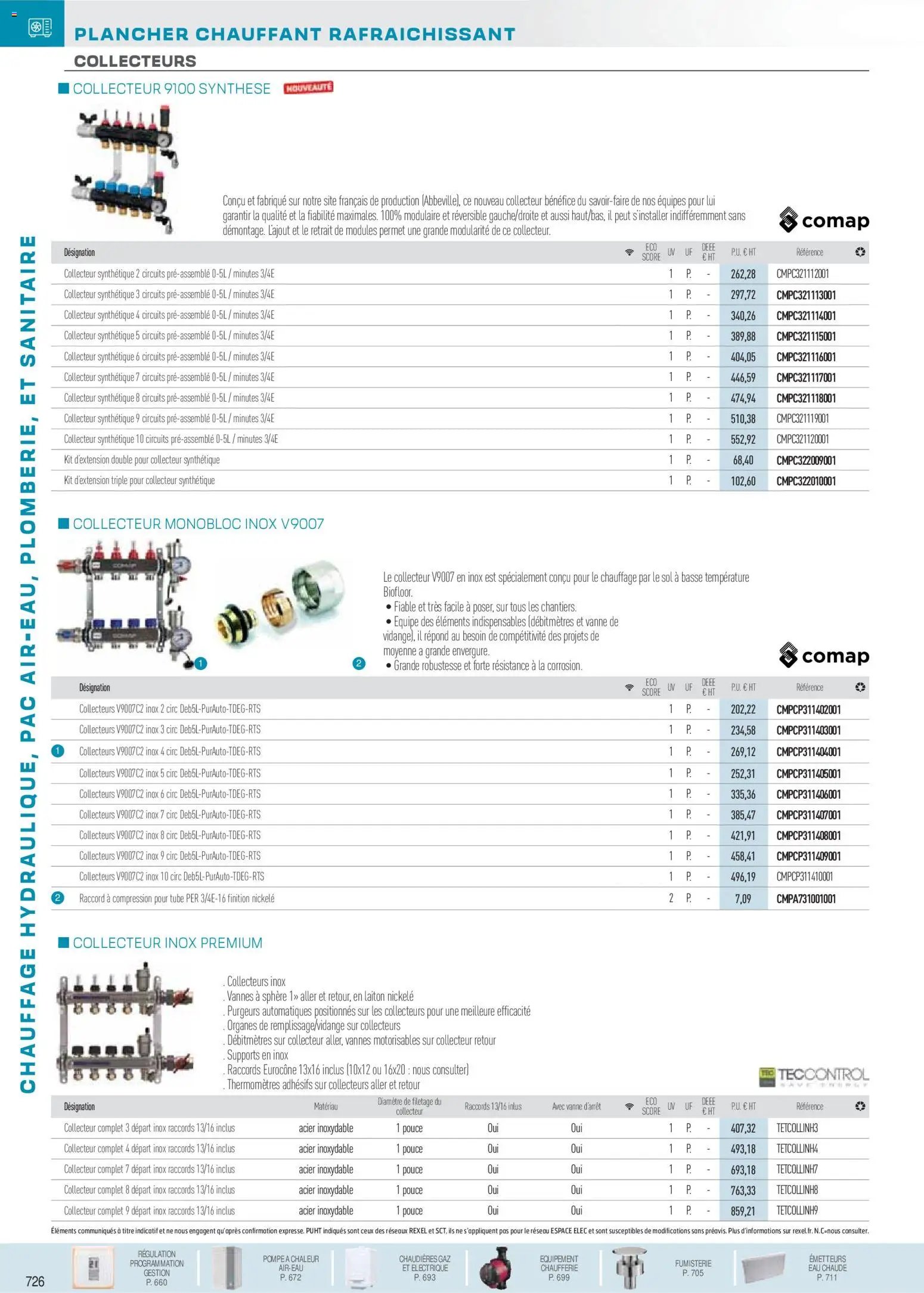 Rexel  Chauffage Hydraulique, PAC Air-Eau, Plomberie et Sanitaire (2025-12-01 - 2026-12-31)