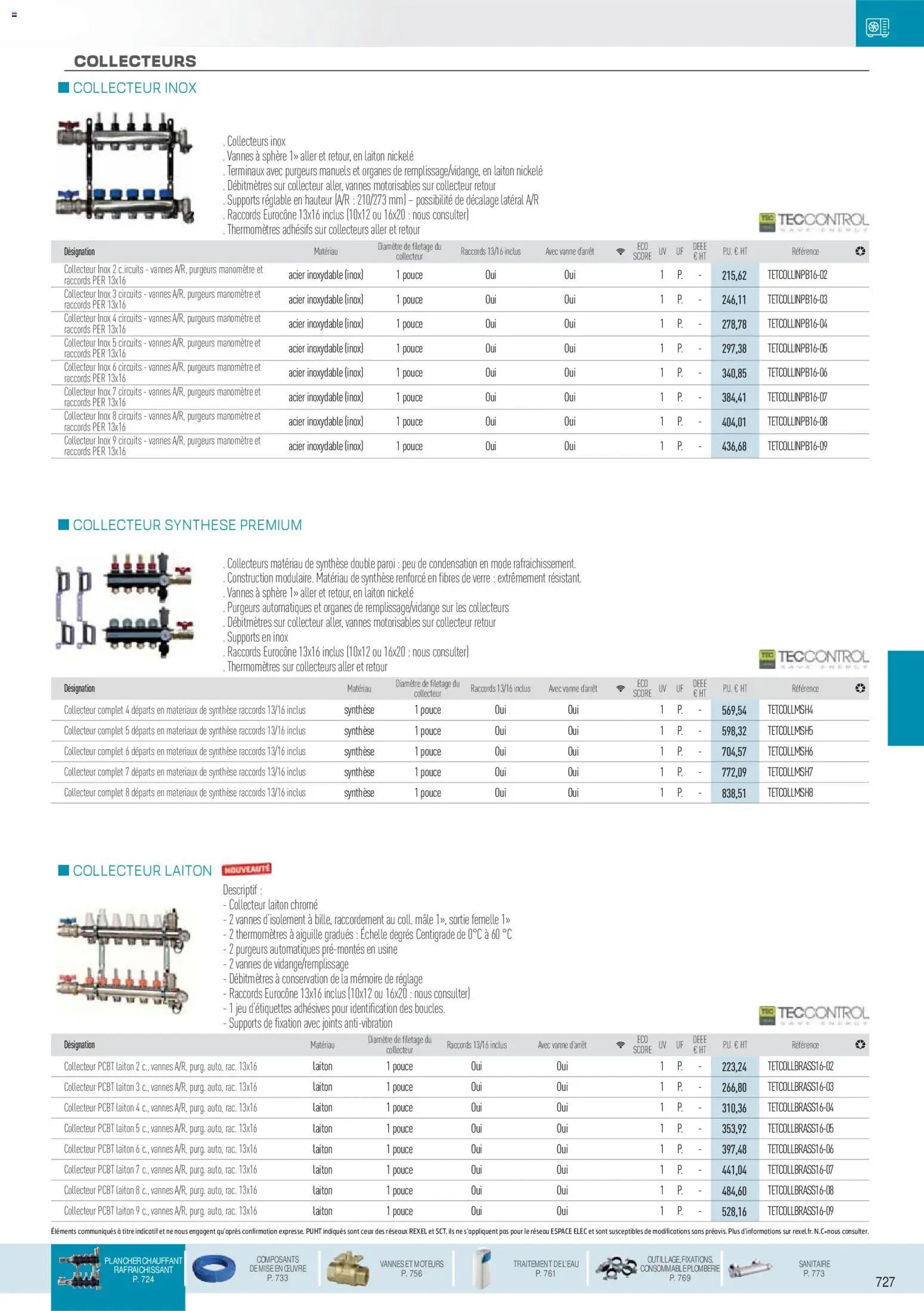 Rexel  Chauffage Hydraulique, PAC Air-Eau, Plomberie et Sanitaire (2025-12-01 - 2026-12-31)