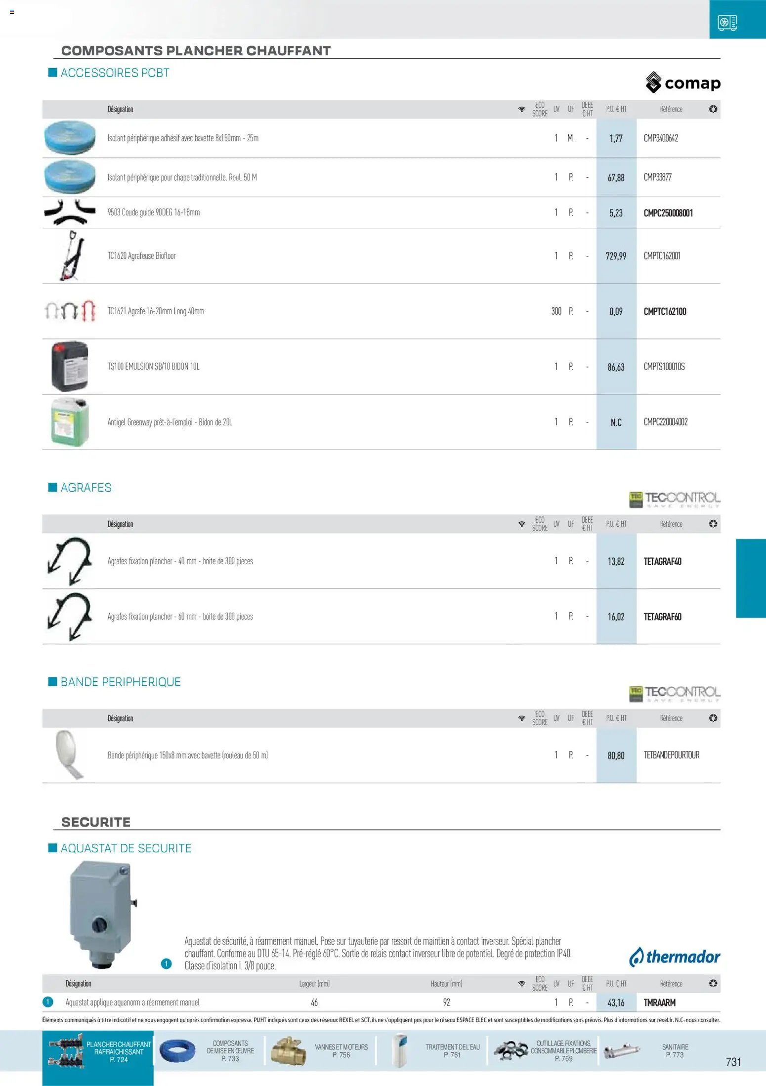 Rexel  Chauffage Hydraulique, PAC Air-Eau, Plomberie et Sanitaire (2025-12-01 - 2026-12-31)