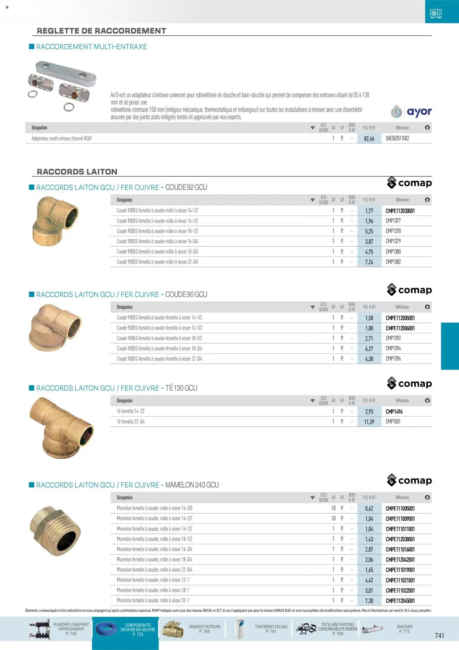 Rexel  Chauffage Hydraulique, PAC Air-Eau, Plomberie et Sanitaire (2025-12-01 - 2026-12-31)