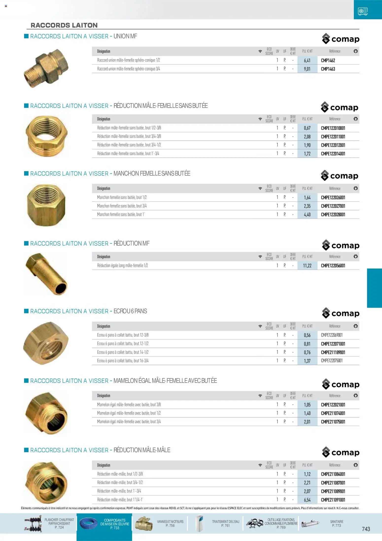 Rexel  Chauffage Hydraulique, PAC Air-Eau, Plomberie et Sanitaire (2025-12-01 - 2026-12-31)
