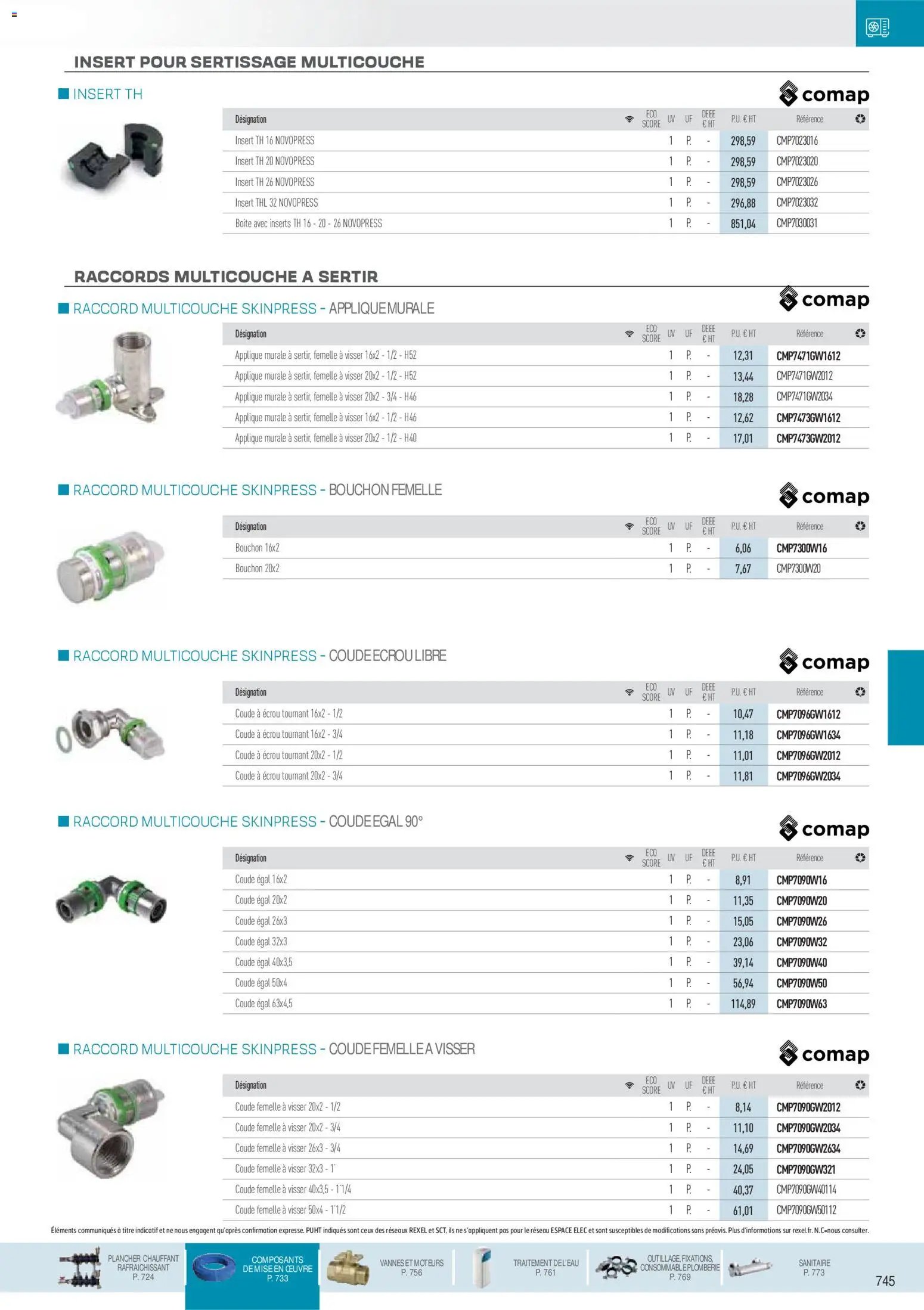 Rexel  Chauffage Hydraulique, PAC Air-Eau, Plomberie et Sanitaire (2025-12-01 - 2026-12-31)