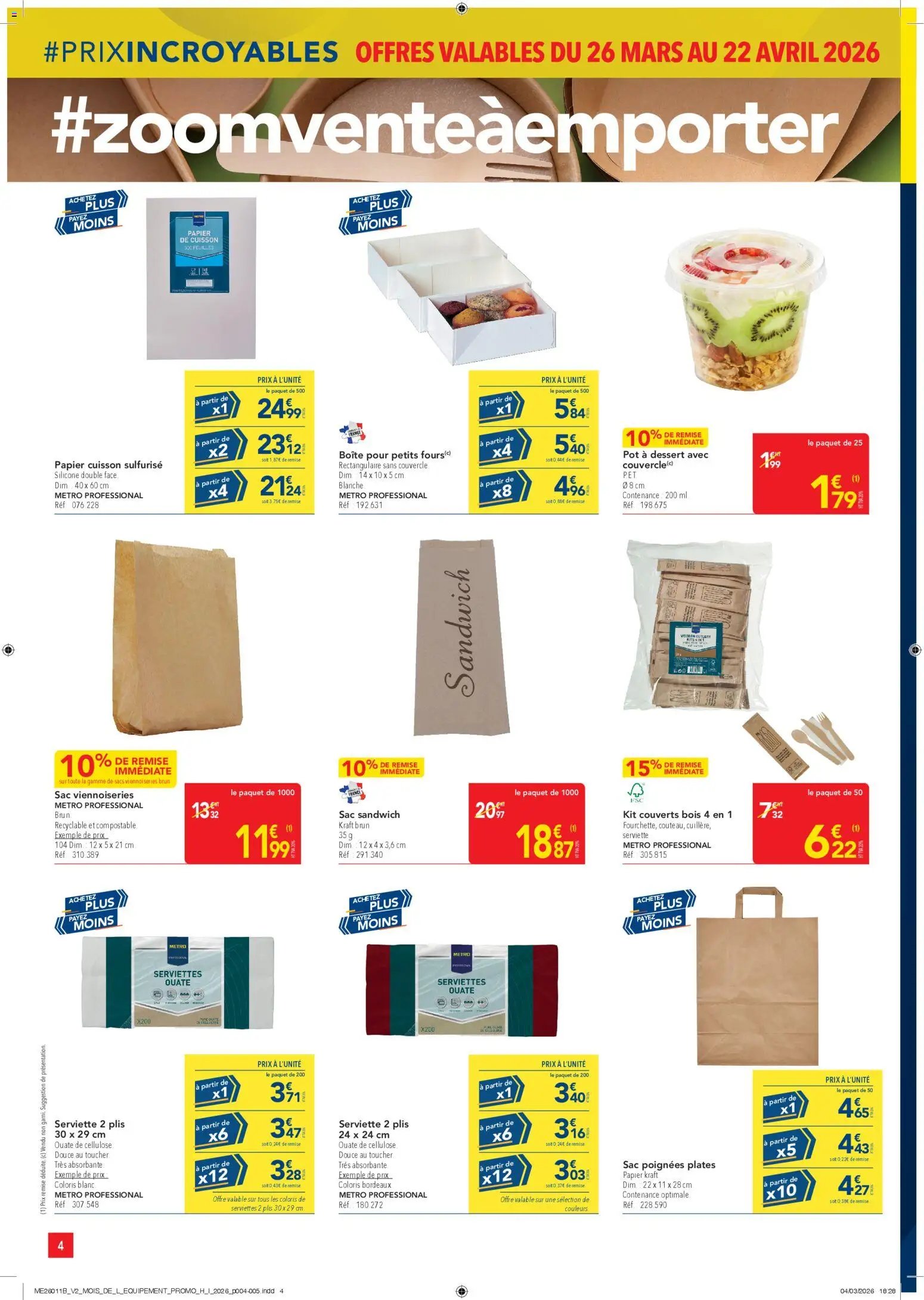 METRO Prix Incroyables CHR