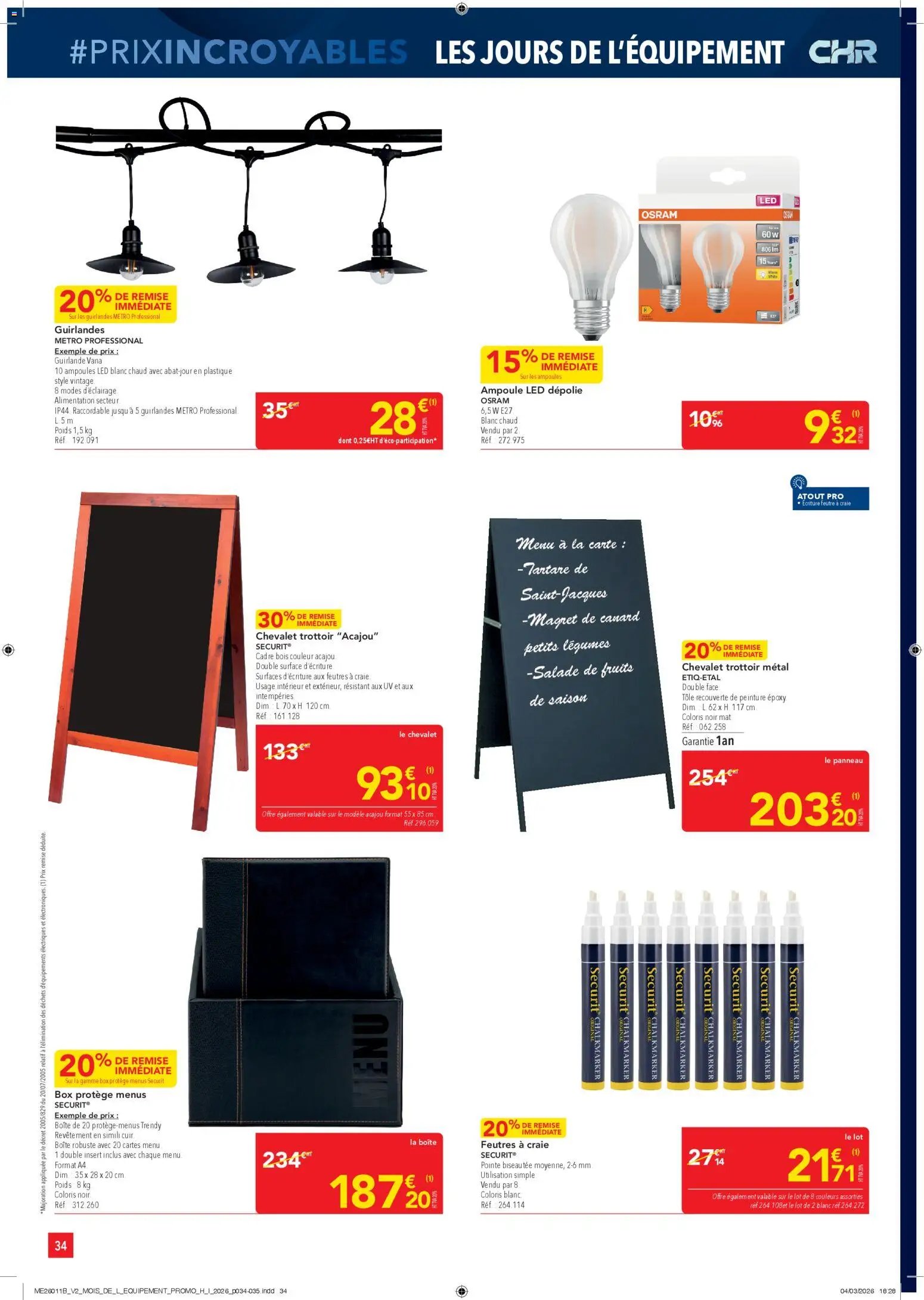 METRO Prix Incroyables CHR (2026-03-26 - 2026-05-20)
