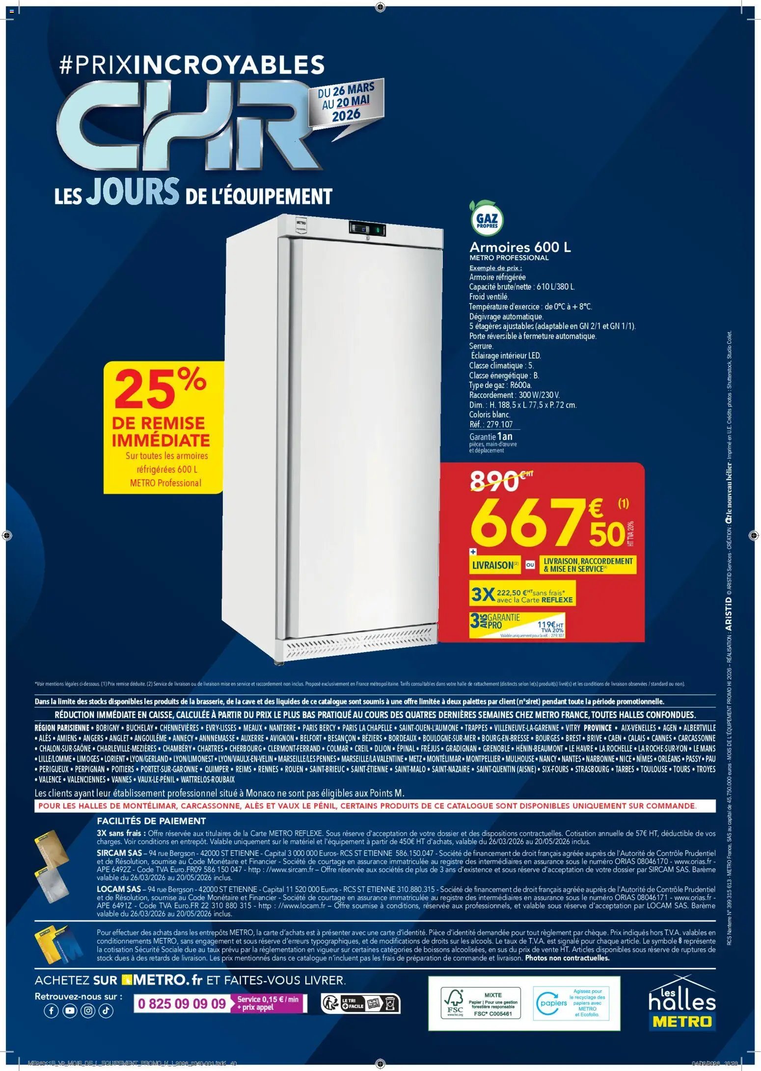 METRO Prix Incroyables CHR