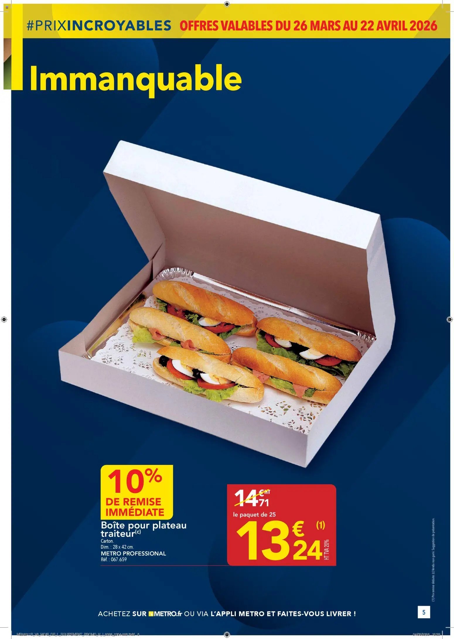 METRO Prix Incroyables CHR