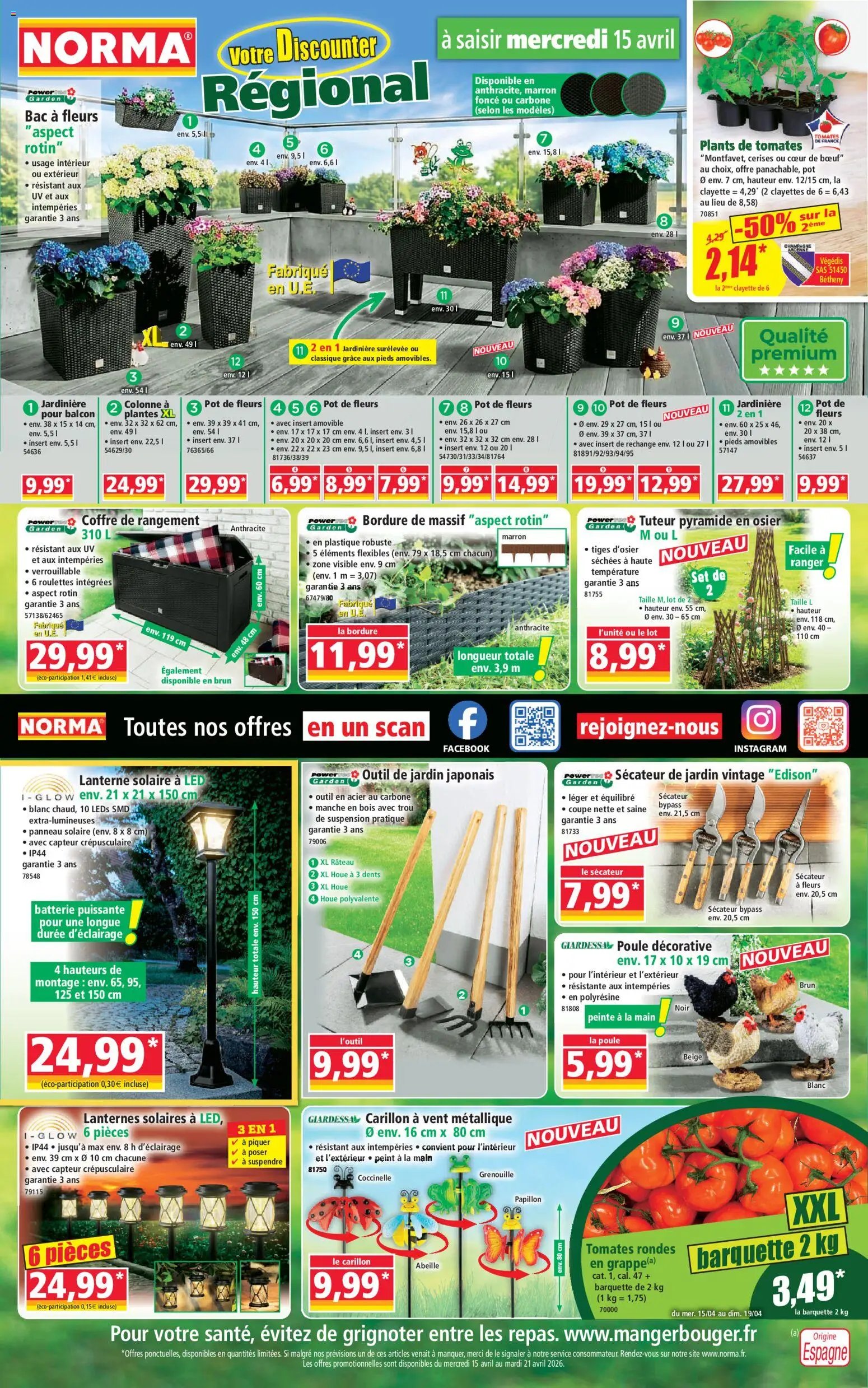 Norma catalogue (2026-04-15 - 2026-04-21)