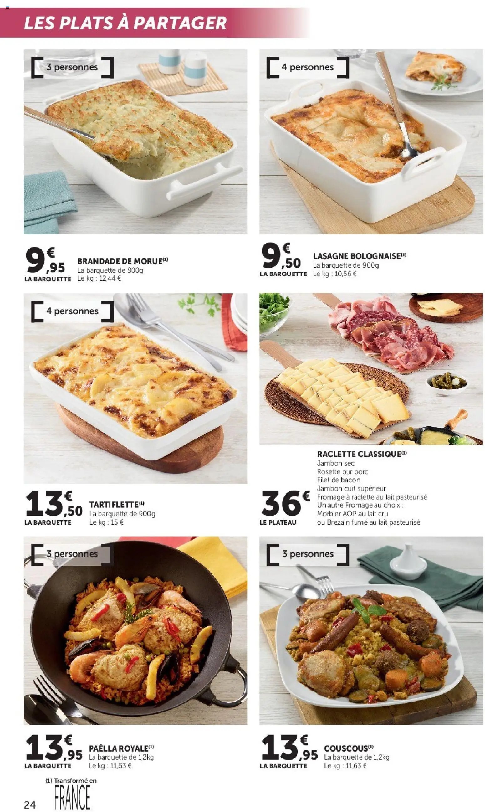 U Express - La carte Automne Hiver