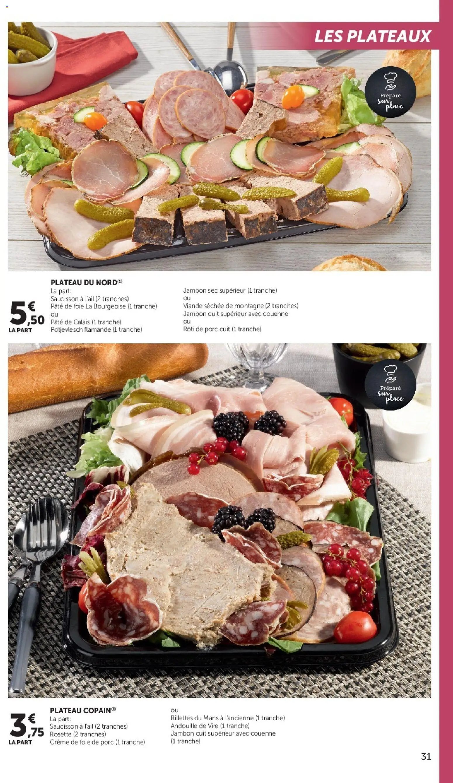 U Express - La carte Automne Hiver