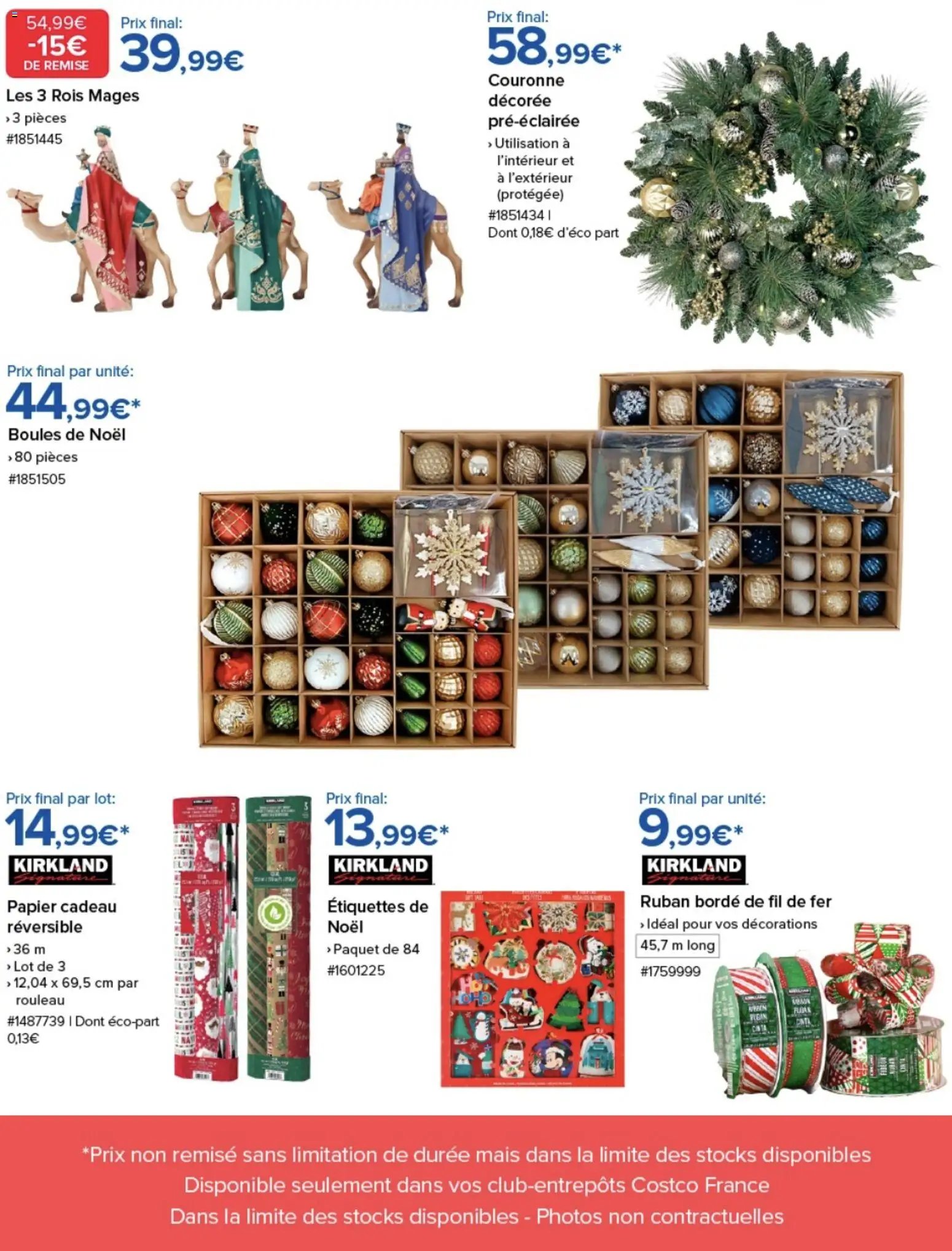 Costco catalogue Préparez les fêtes 